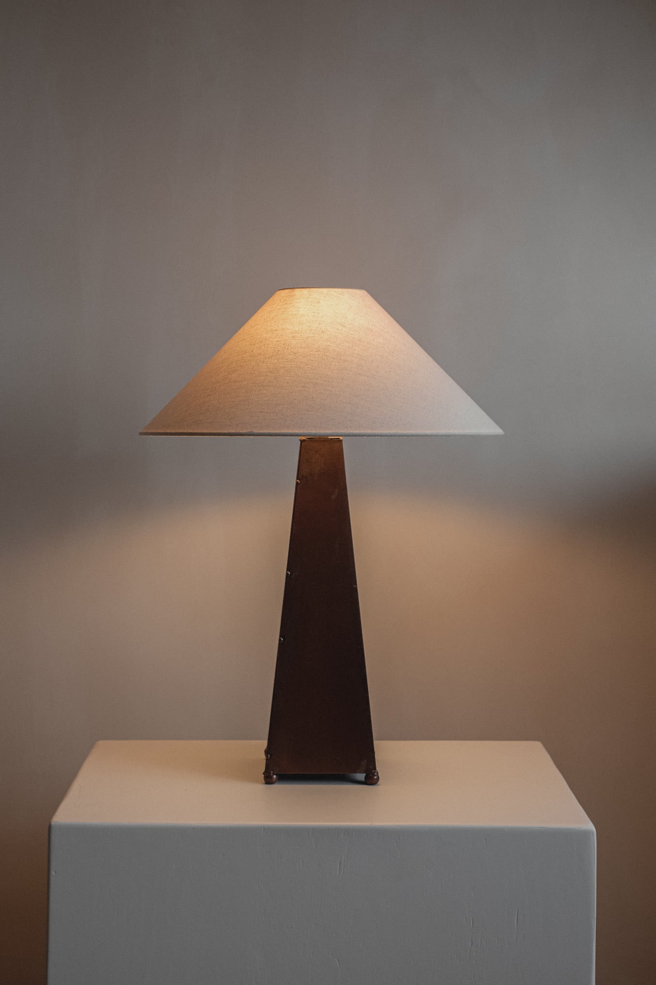 Obelisk Table Lamp — side angle