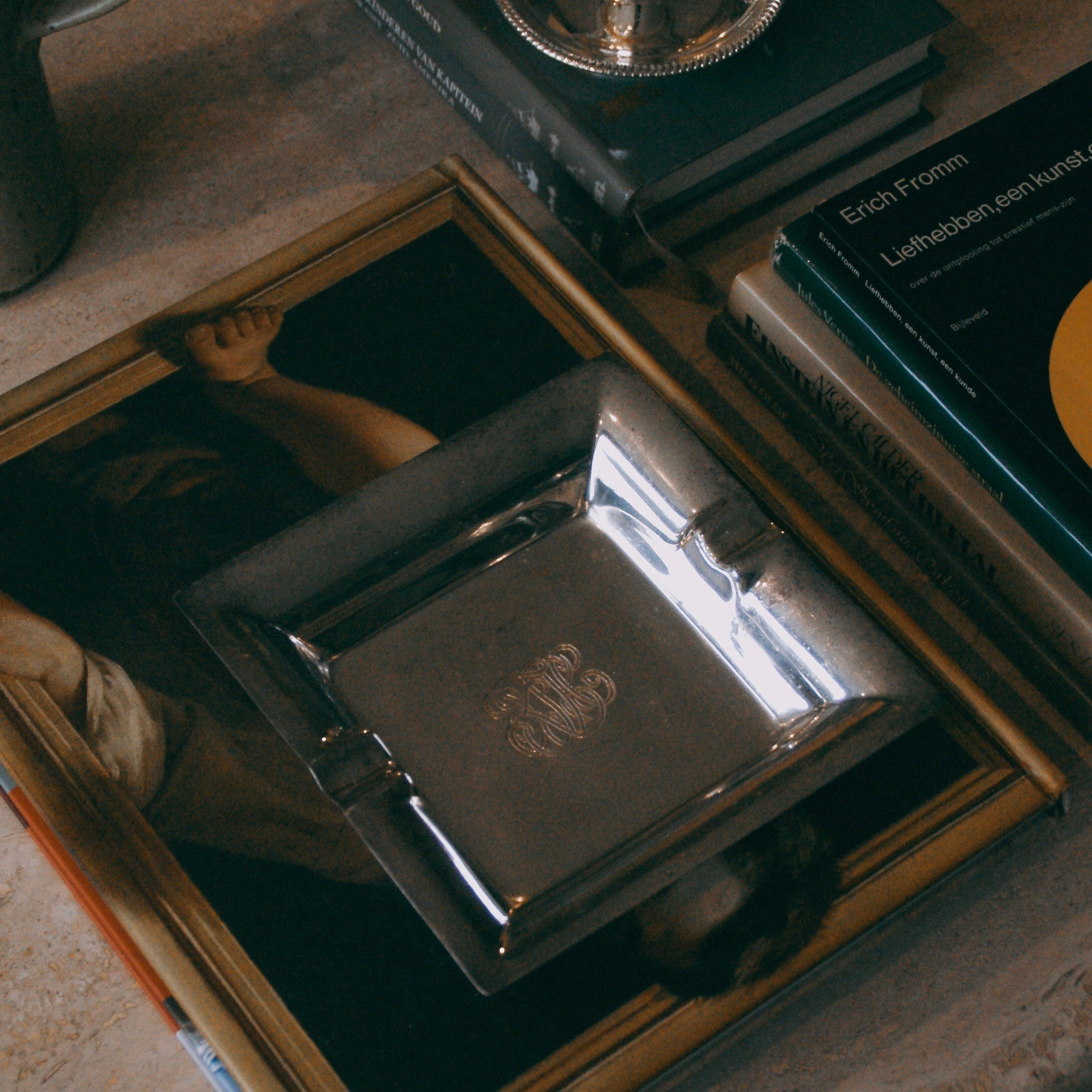 Silver Ashtray — detail view