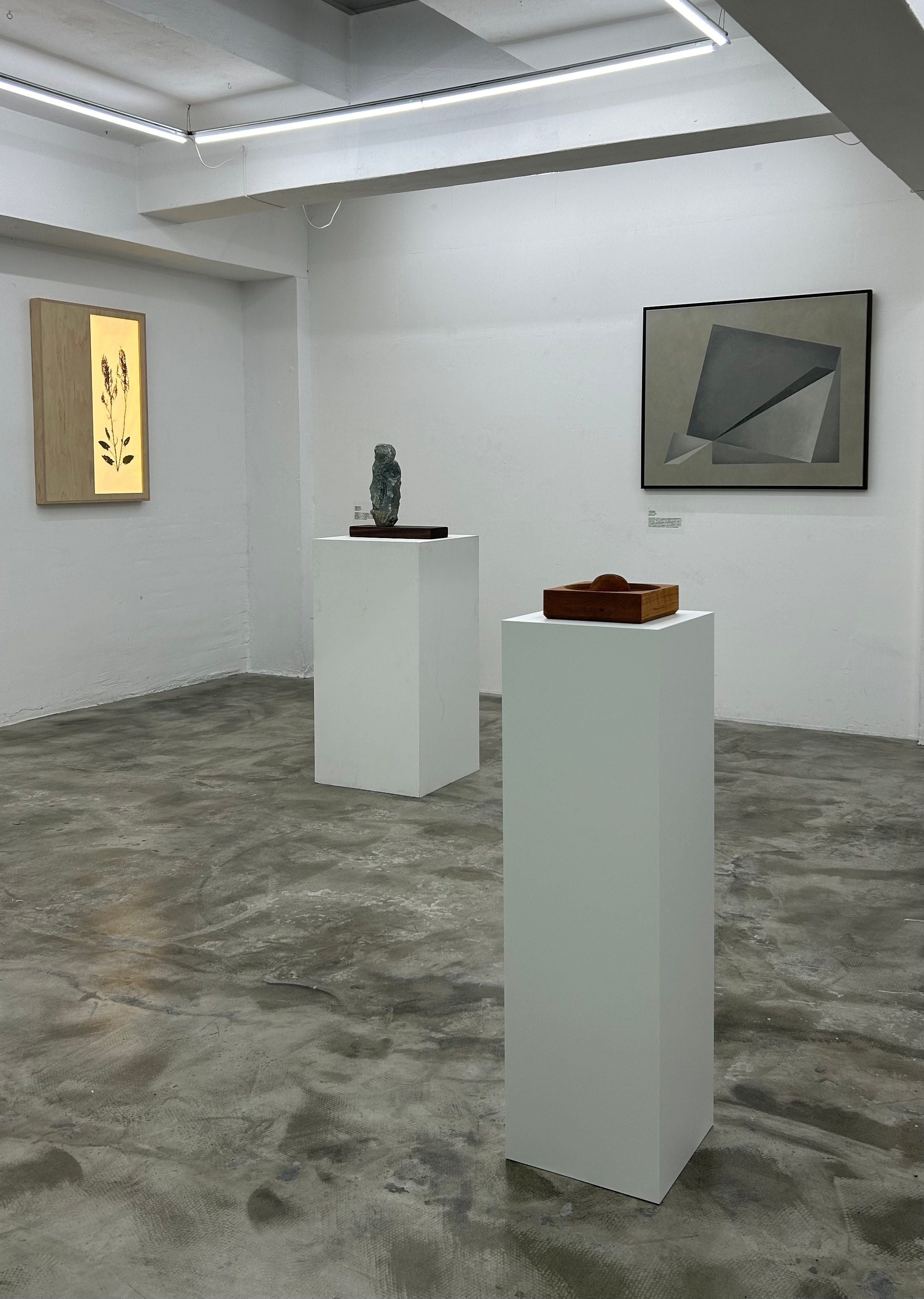 Turning Point' Painting — displayed on white wall in gallery setting