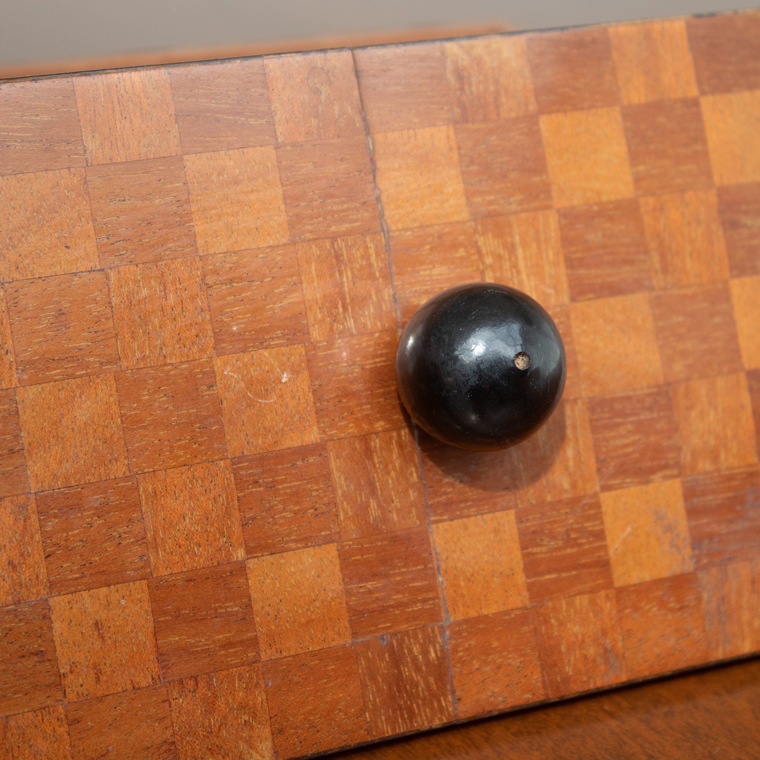 Art Deco Wooden Box with Geometric Pattern — in context