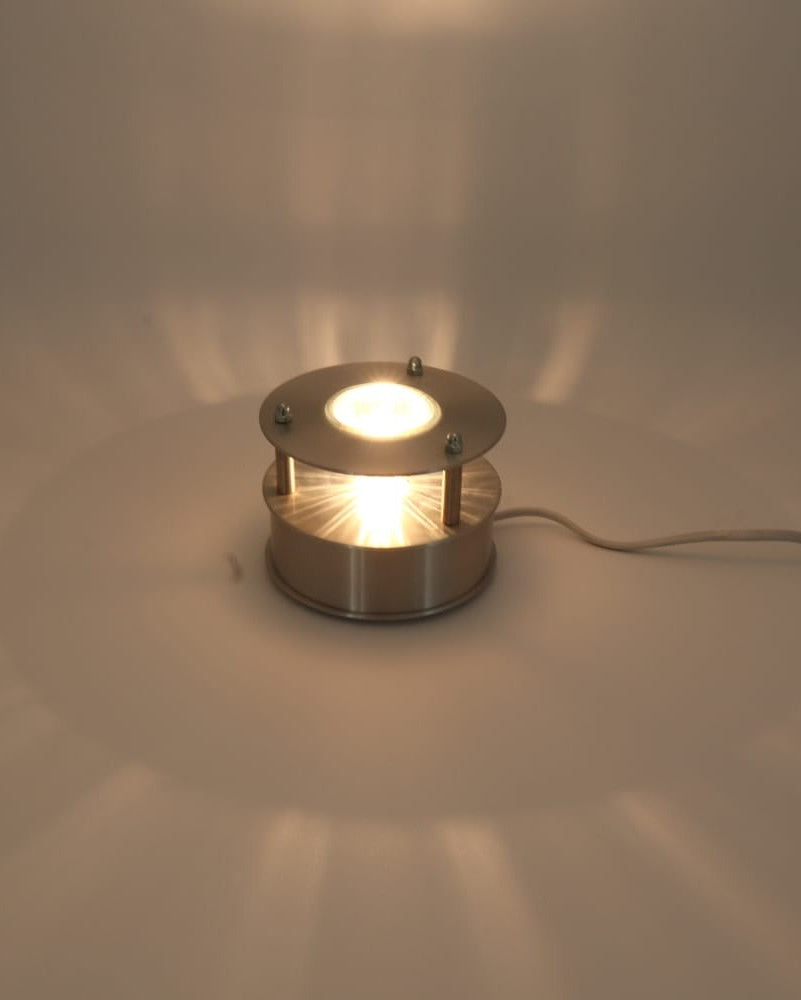 Hala Zeist 1-Light Ceiling Lamp – Aluminium (The Netherlands, 1990s) by Forma Finds | The Oblist