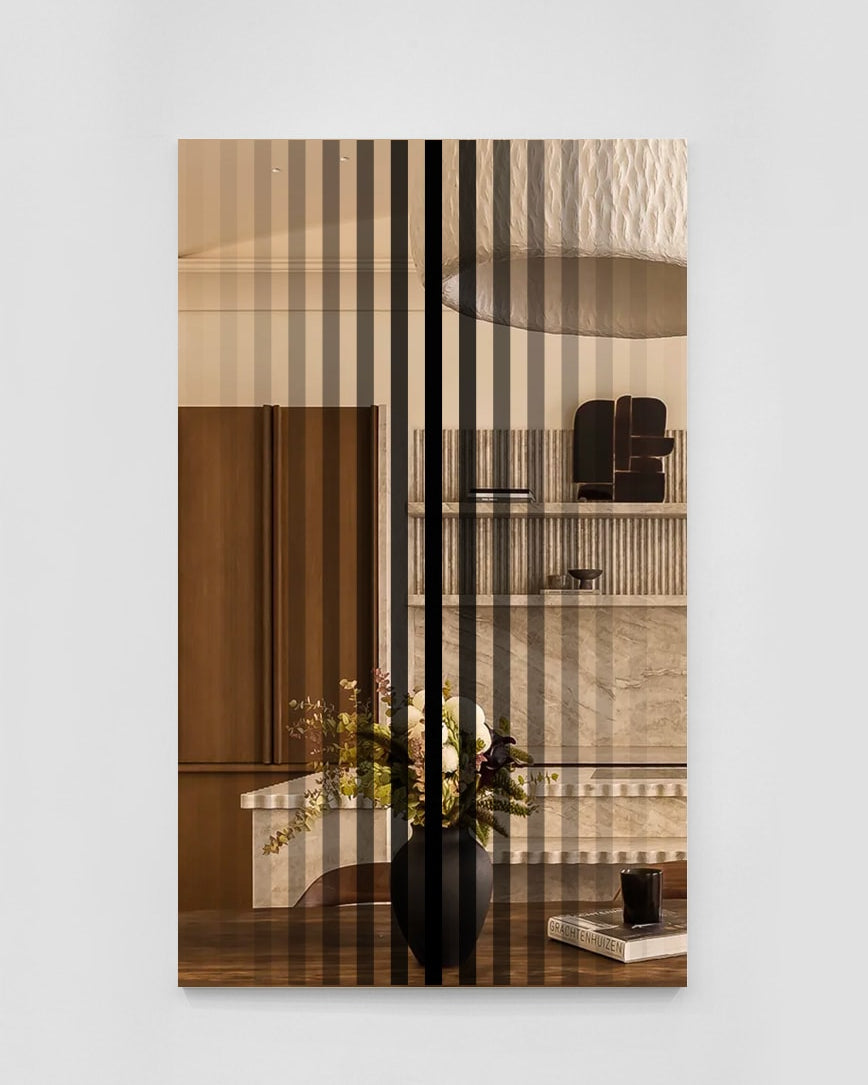 Mirrored  Sculpture  -  OSMOSE BANDE DE 2 N°8