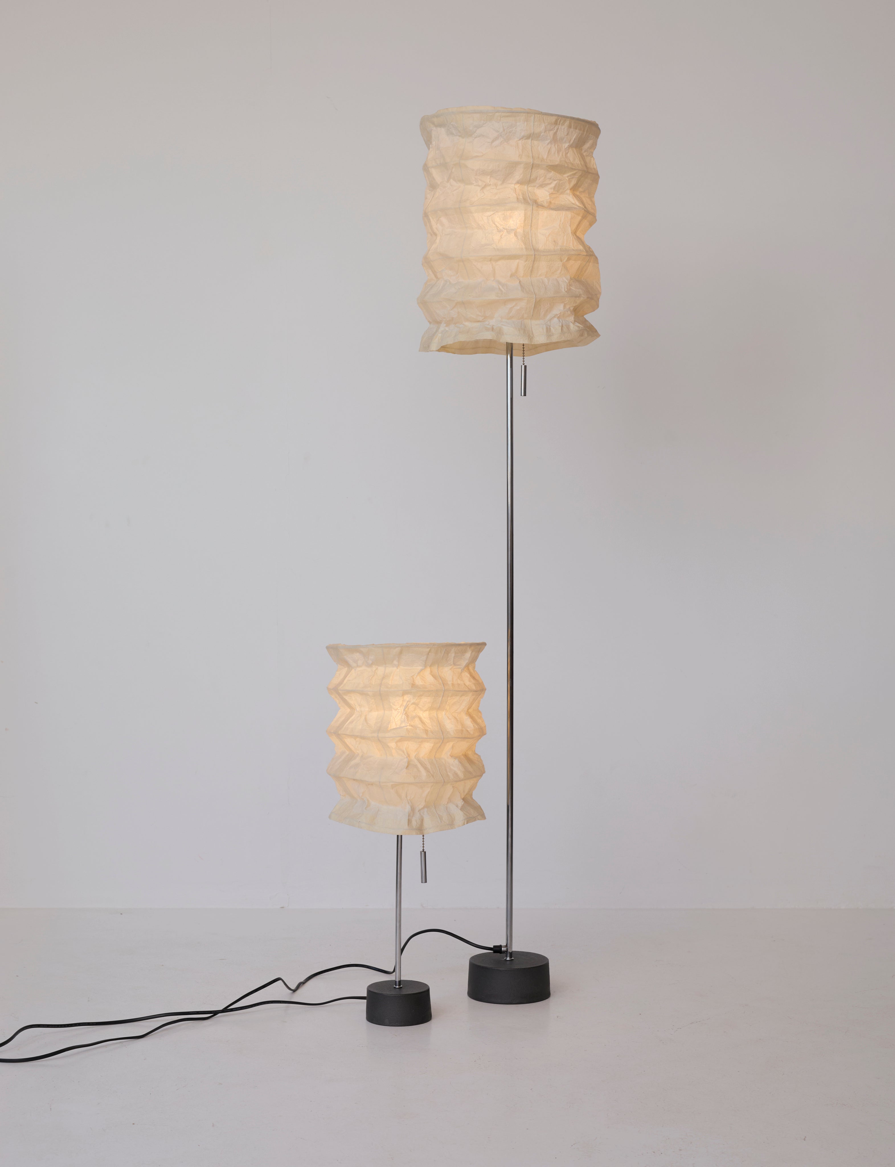 Vintage Ikea paper floor lamp C. 1990 — view 10