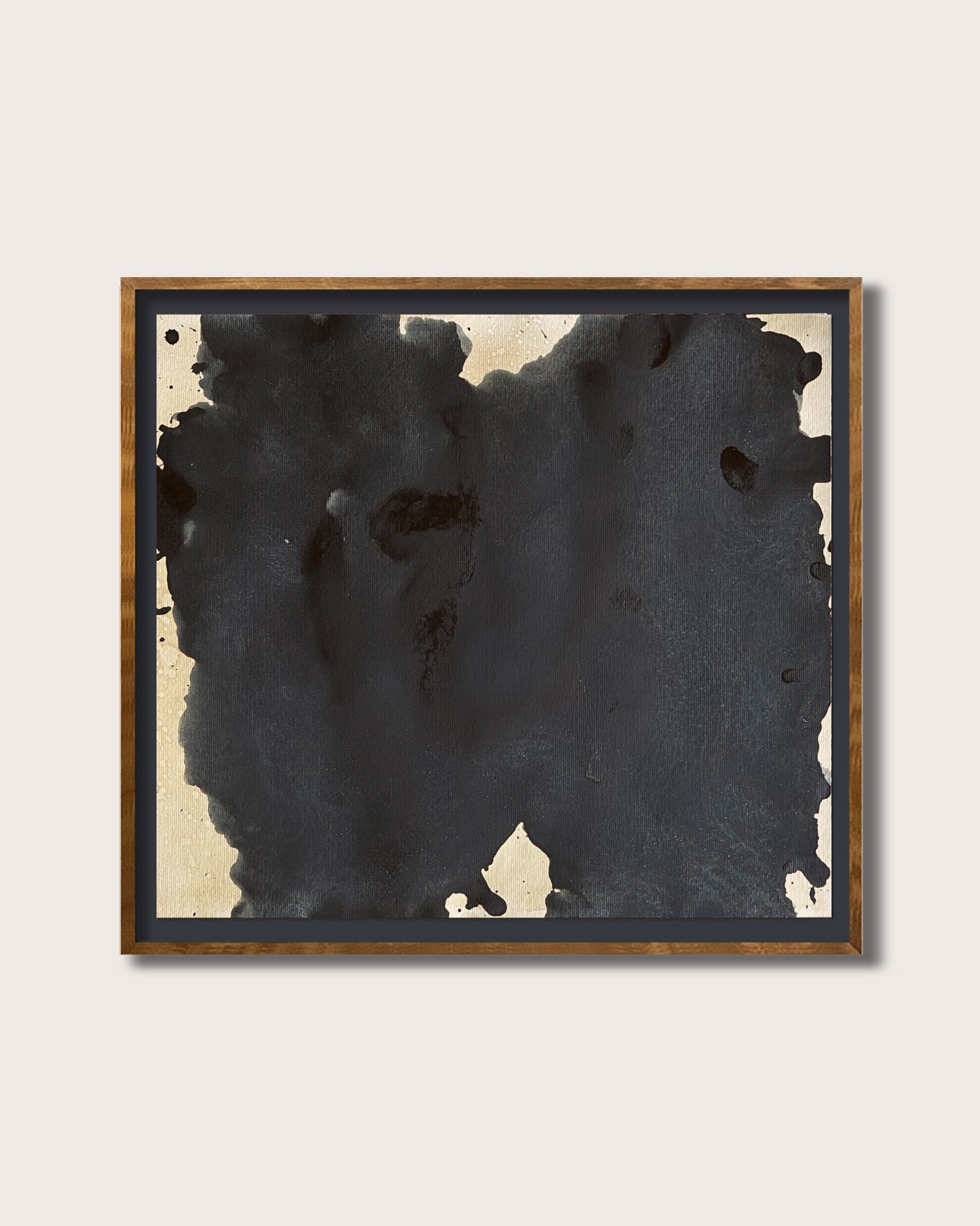 "Sand and Ink no.V" Painting in Ink on Paper — detail view