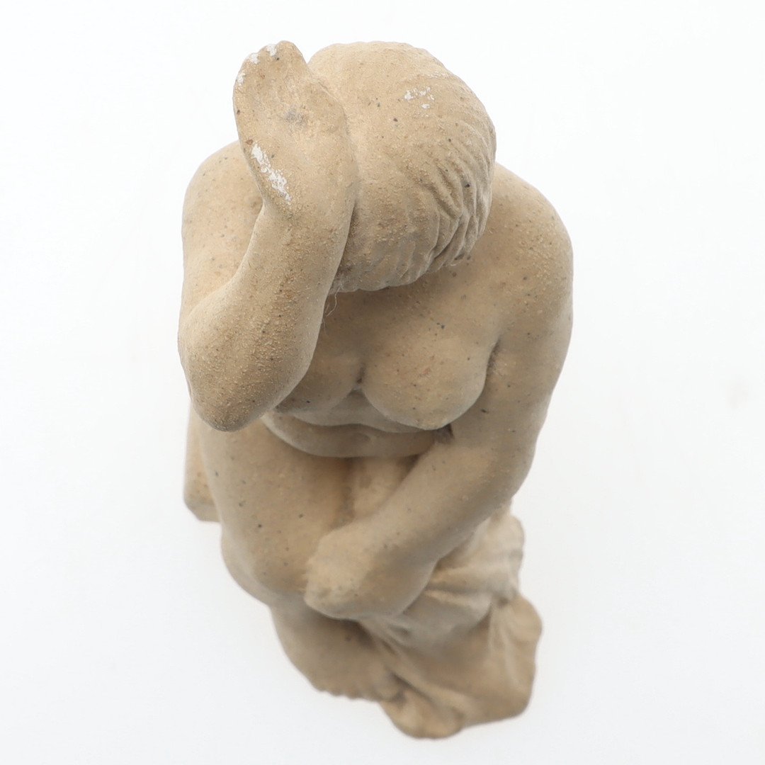 Small seated stoneware nude by Sten Faste (1912-1996) — alternate view