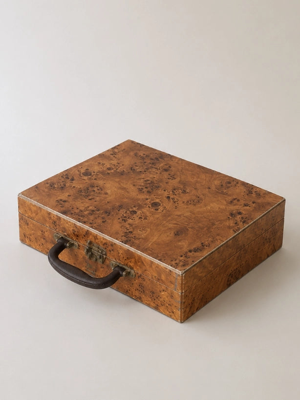 Vintage Box in Walnut - 1960s French Collection — lifestyle setting