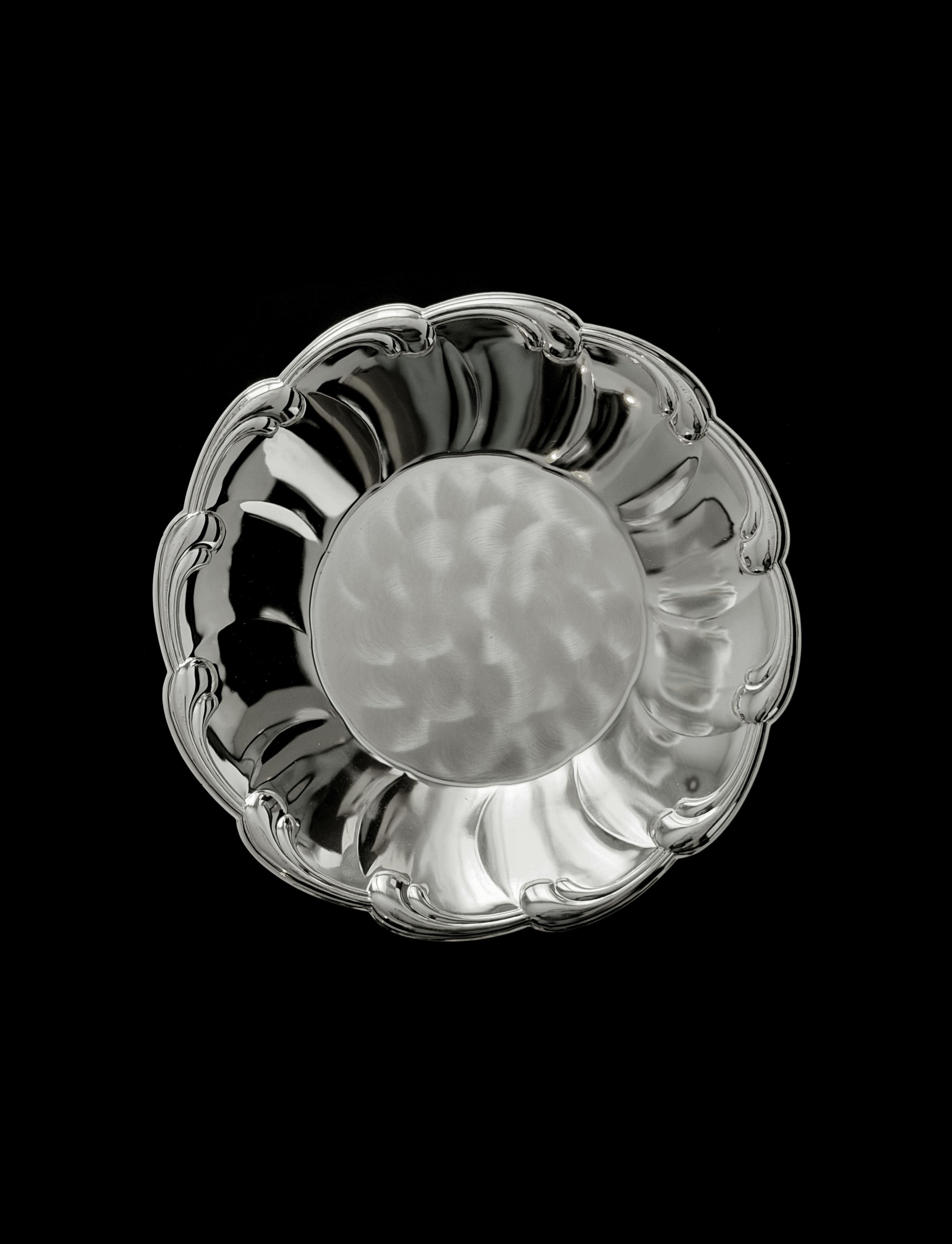 Vintage Dish in Metal by LA PARADE | The Oblist — silver metal finish