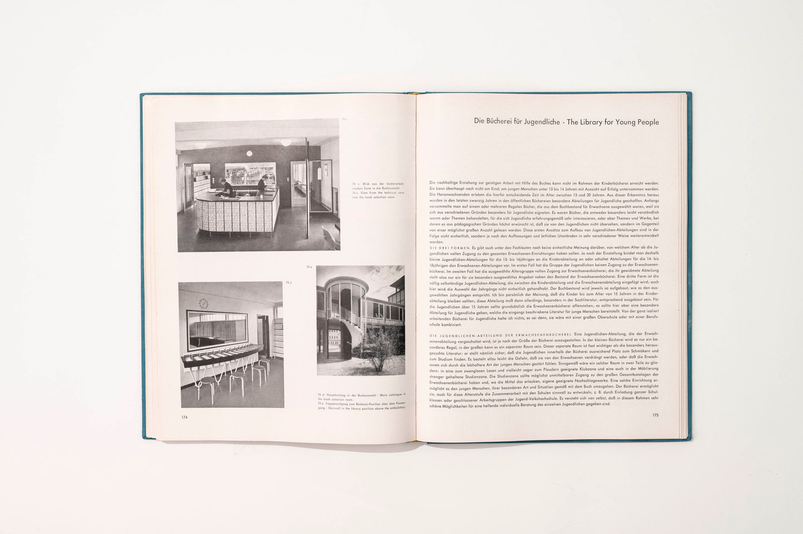 Büchereibau Public Library Building, Mevissen, 1958 Architecture and Interiors Books — close-up