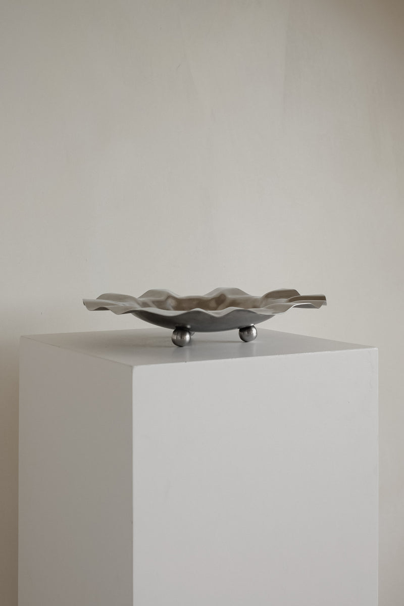 Wavy Display Bowl with Ball Feet — alternate view