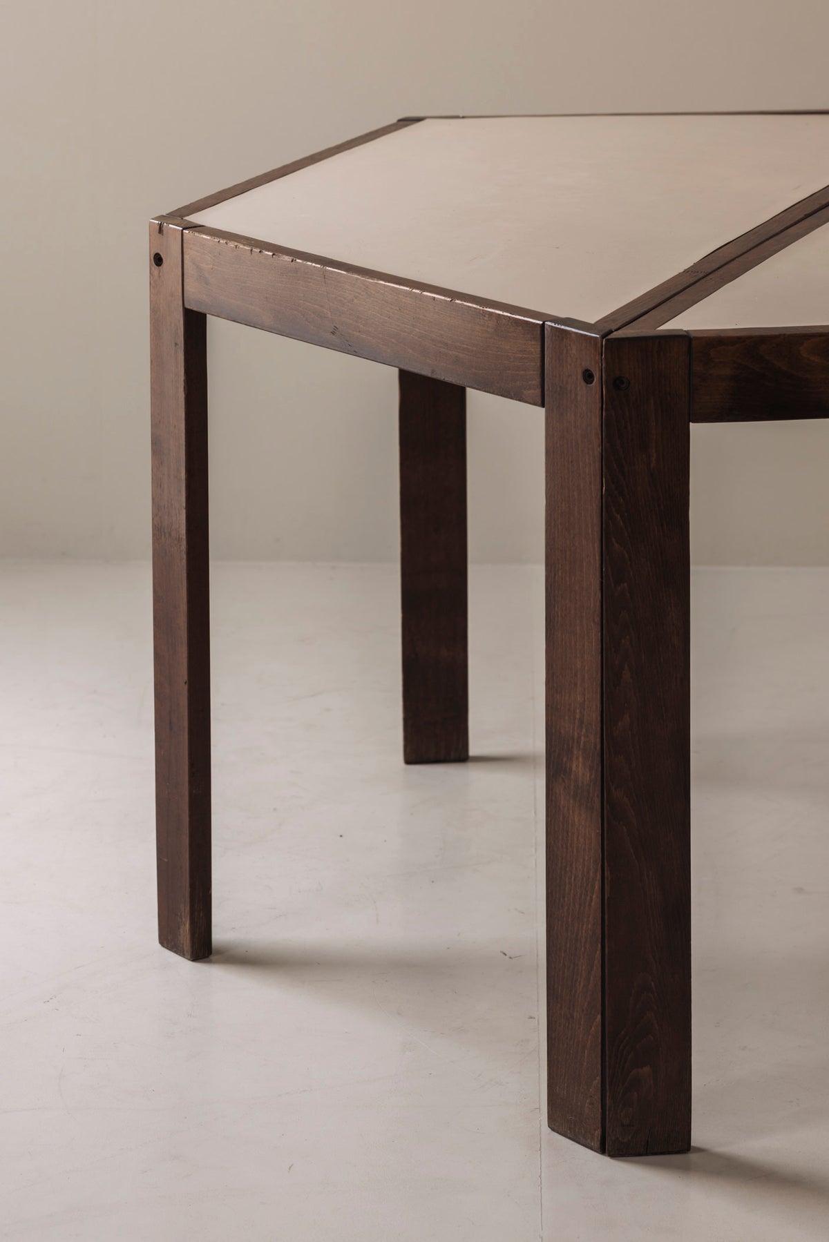 Geometric Side Tables, France 1970s — side angle