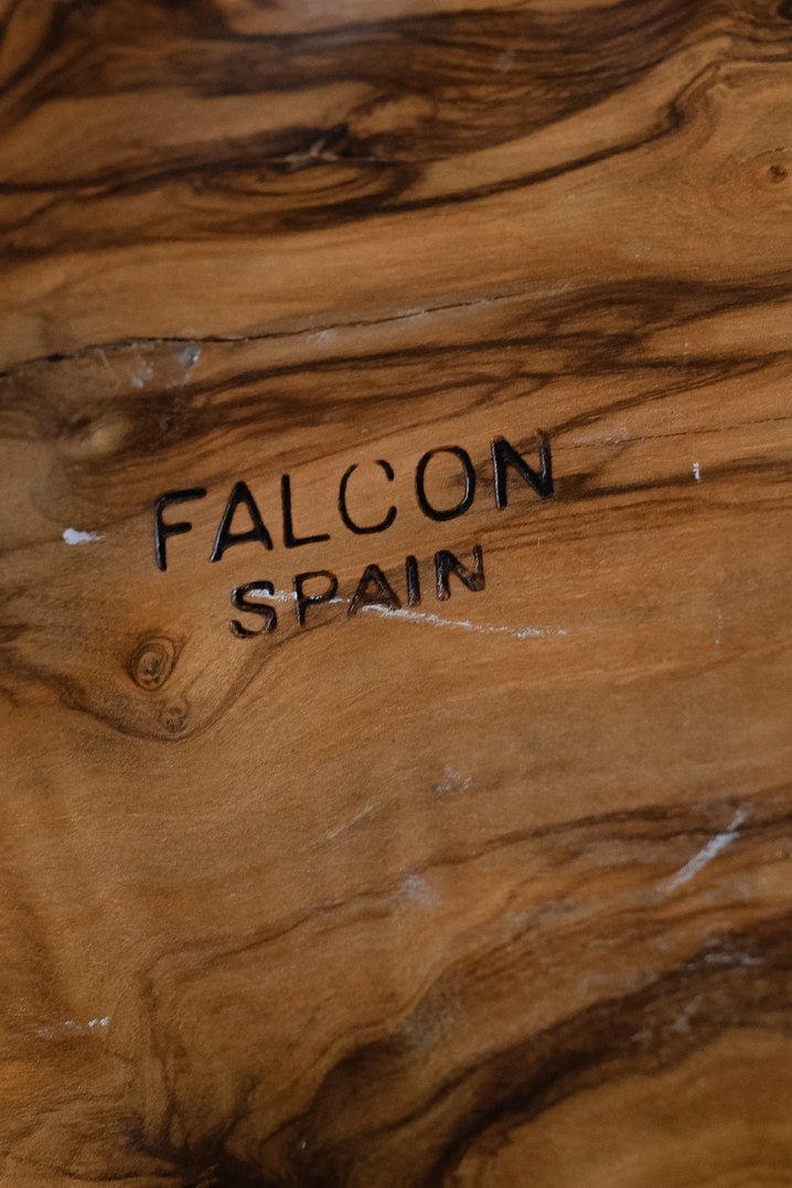 Wooden Bowl, 1960s — close-up of engraved wood texture