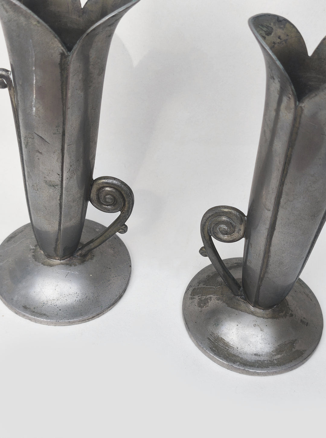 Pair of Soliflores — close-up