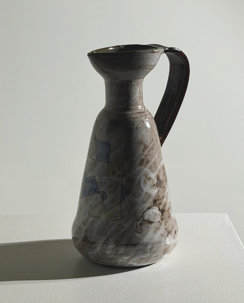 Ceramic pitcher by Jean Rivier | The Oblist — handmade, earthy tones