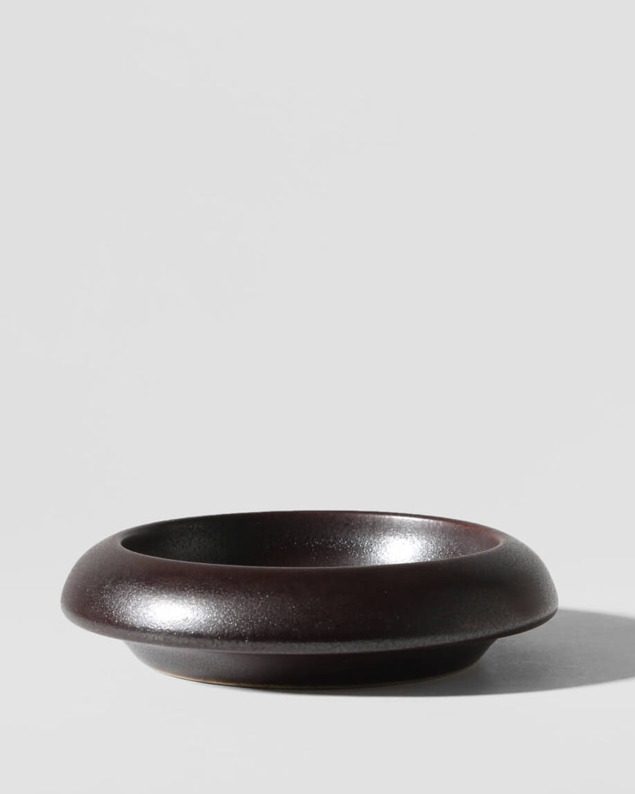 Andersson & Johanssons Brown Stoneware Bowl by Vintage Stories | The Oblist — handcrafted dark brown stoneware