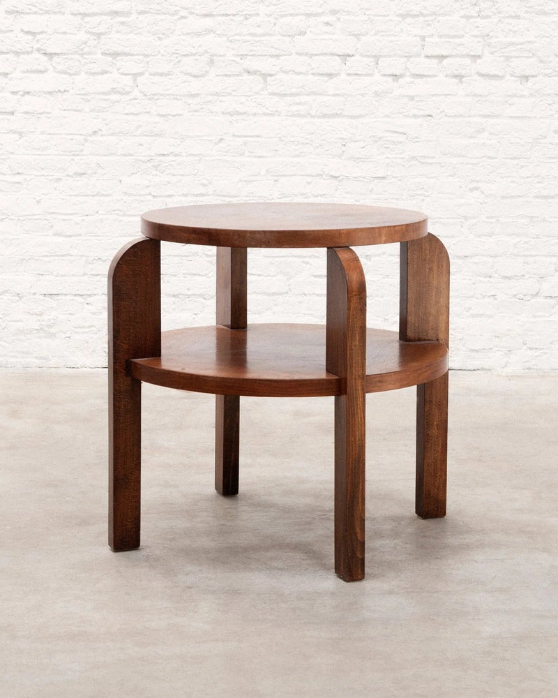 French Art Deco Two-Tier Side Table, c. 1930s by Introverso | The Oblist