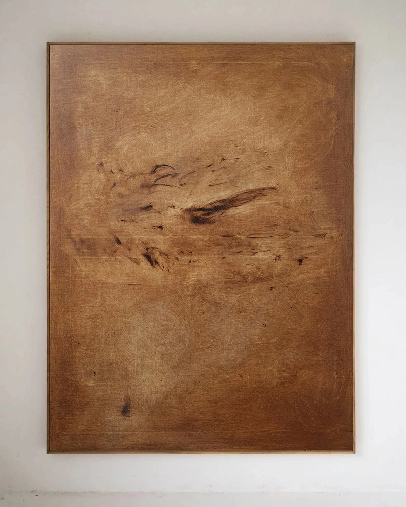 'Florentine chalk/wood' painting by Yeliza Gevorgyan | The Oblist
