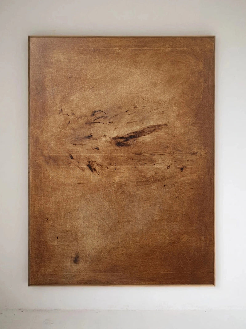 'Florentine chalk/wood' painting by Yeliza Gevorgyan | The Oblist