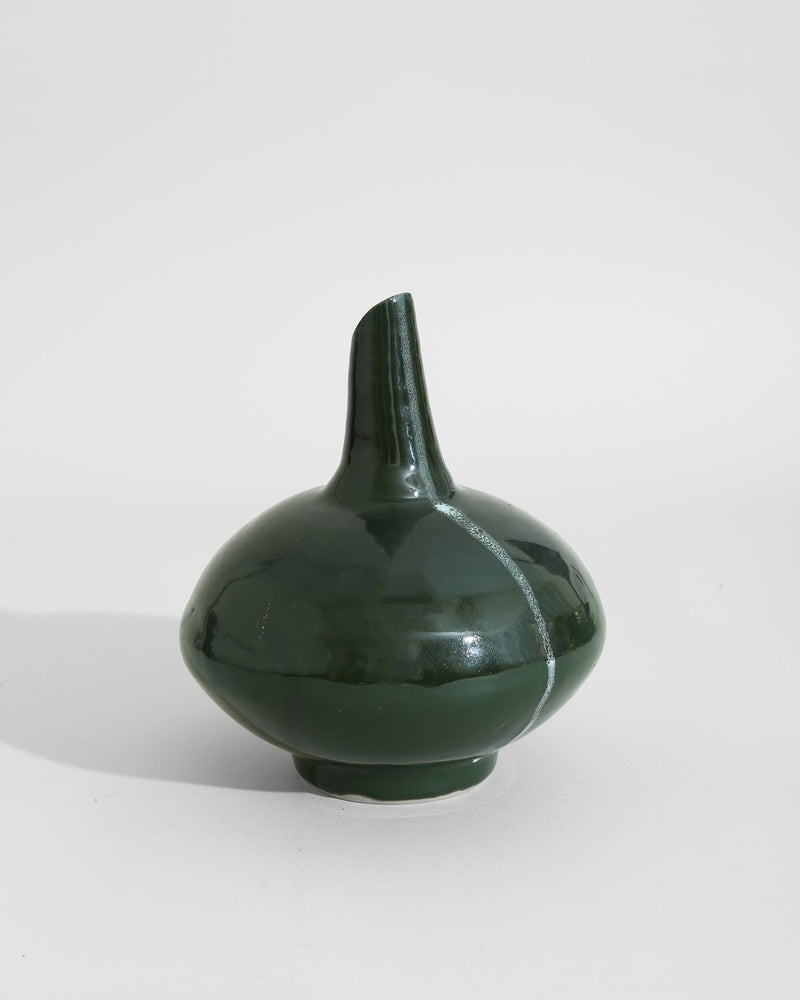Green Sculptural Pottery by Villa | The Oblist