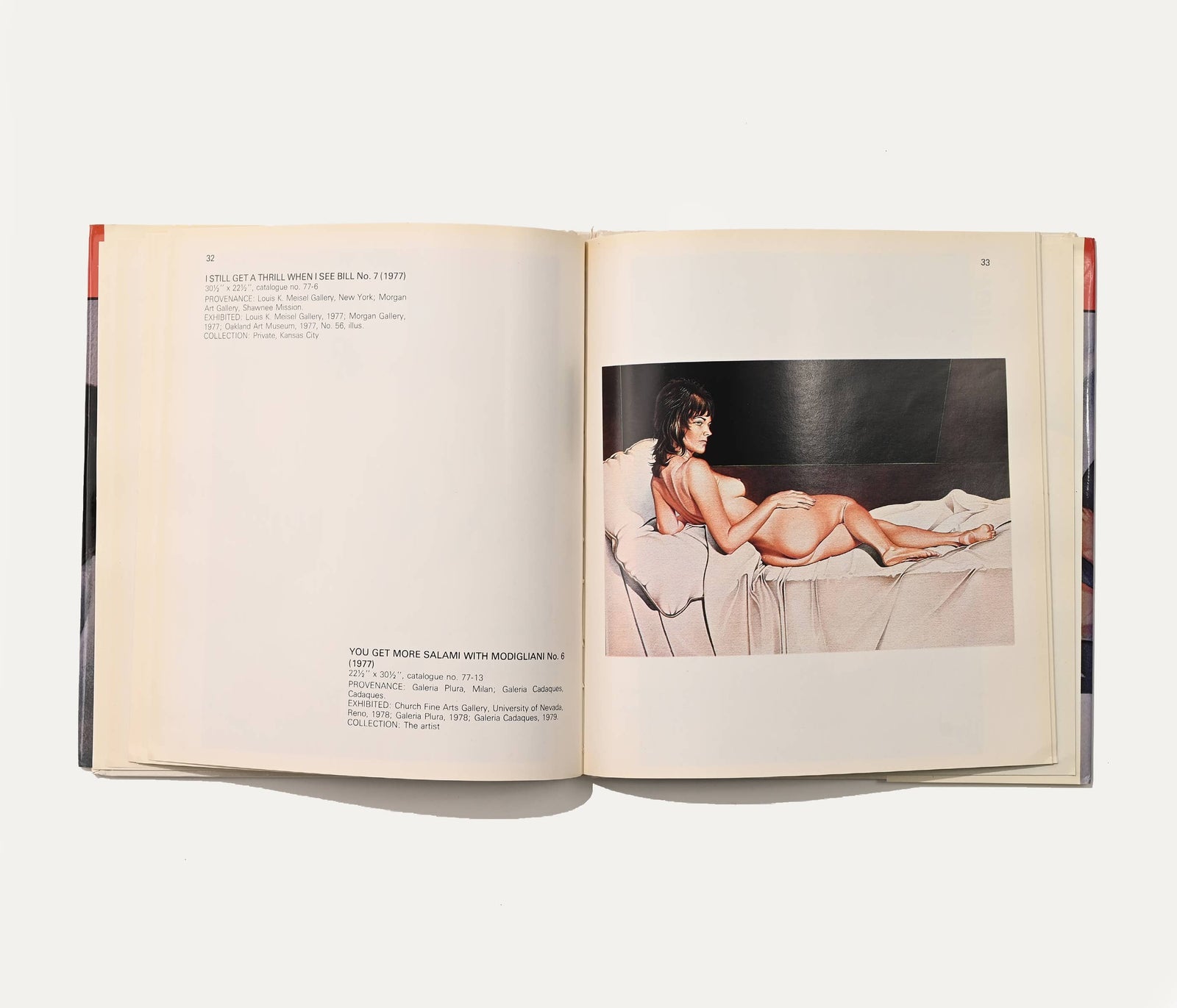 Mel Ramos: Watercolors, 1979 Art Books — side angle