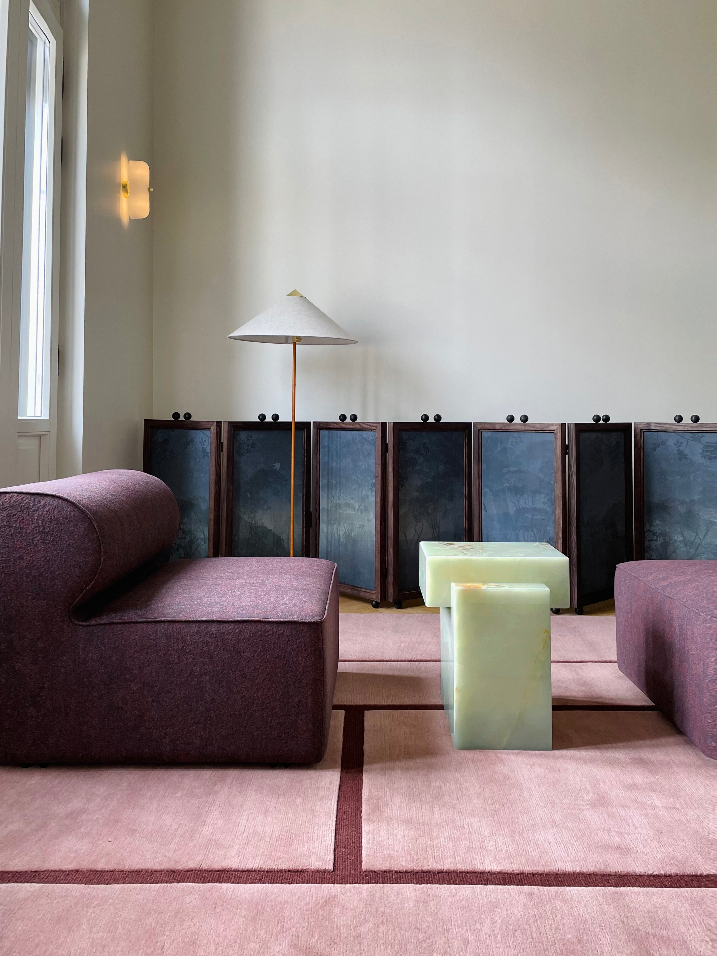 Gaia Vert Onyx - Table Basse en Marbre