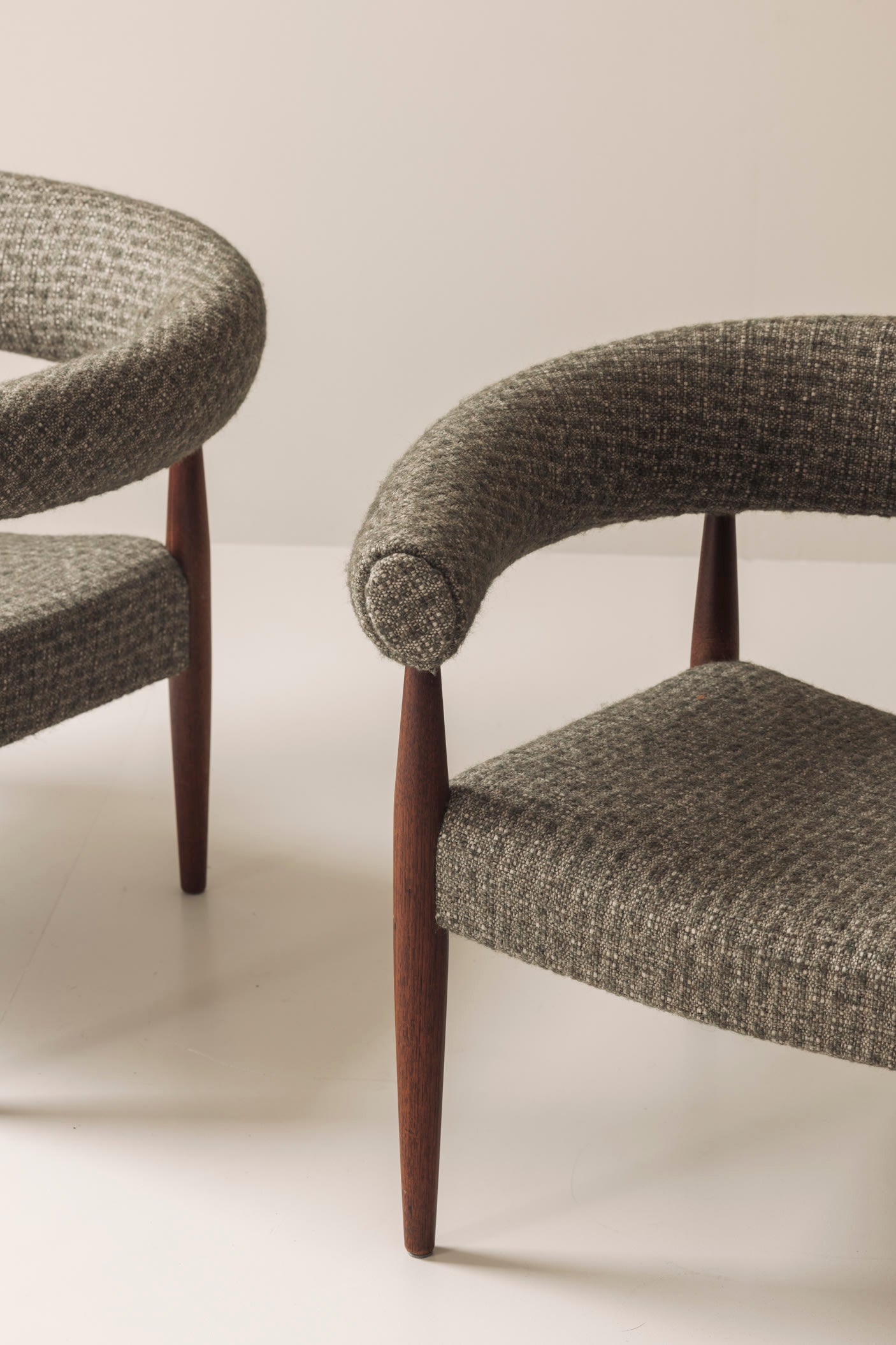 Very rare set of 'Ring Chairs' by Nanna and Jørgen Ditzel, Denmark 1958 — additional view