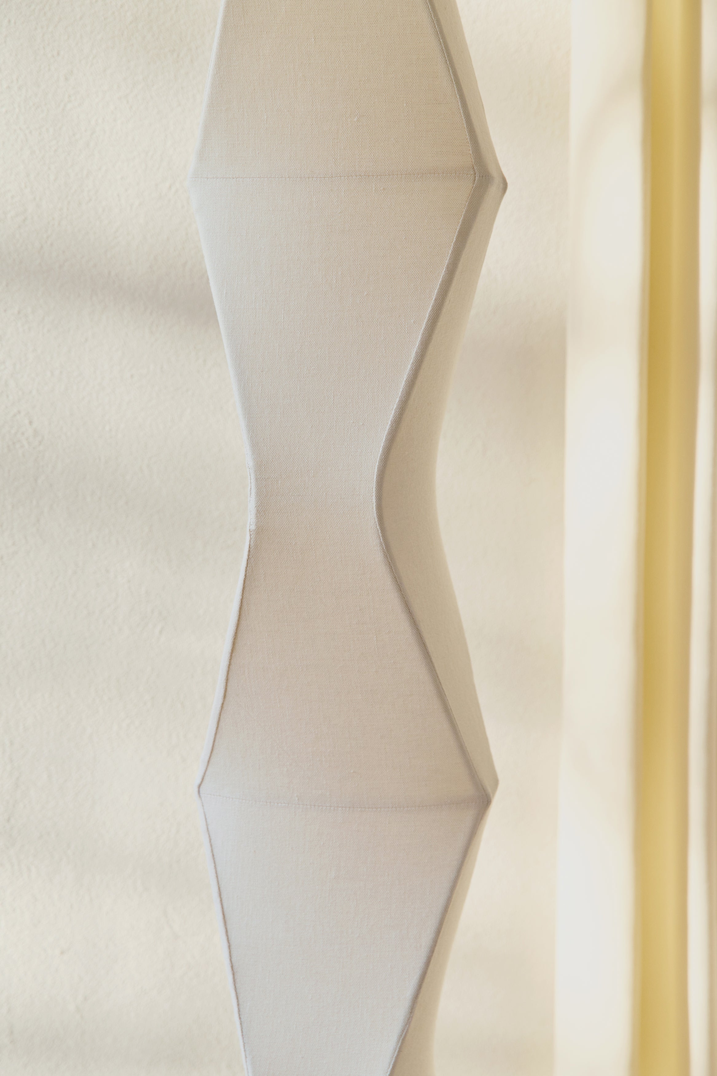 "Arête" Pendant Vertical Line — close-up