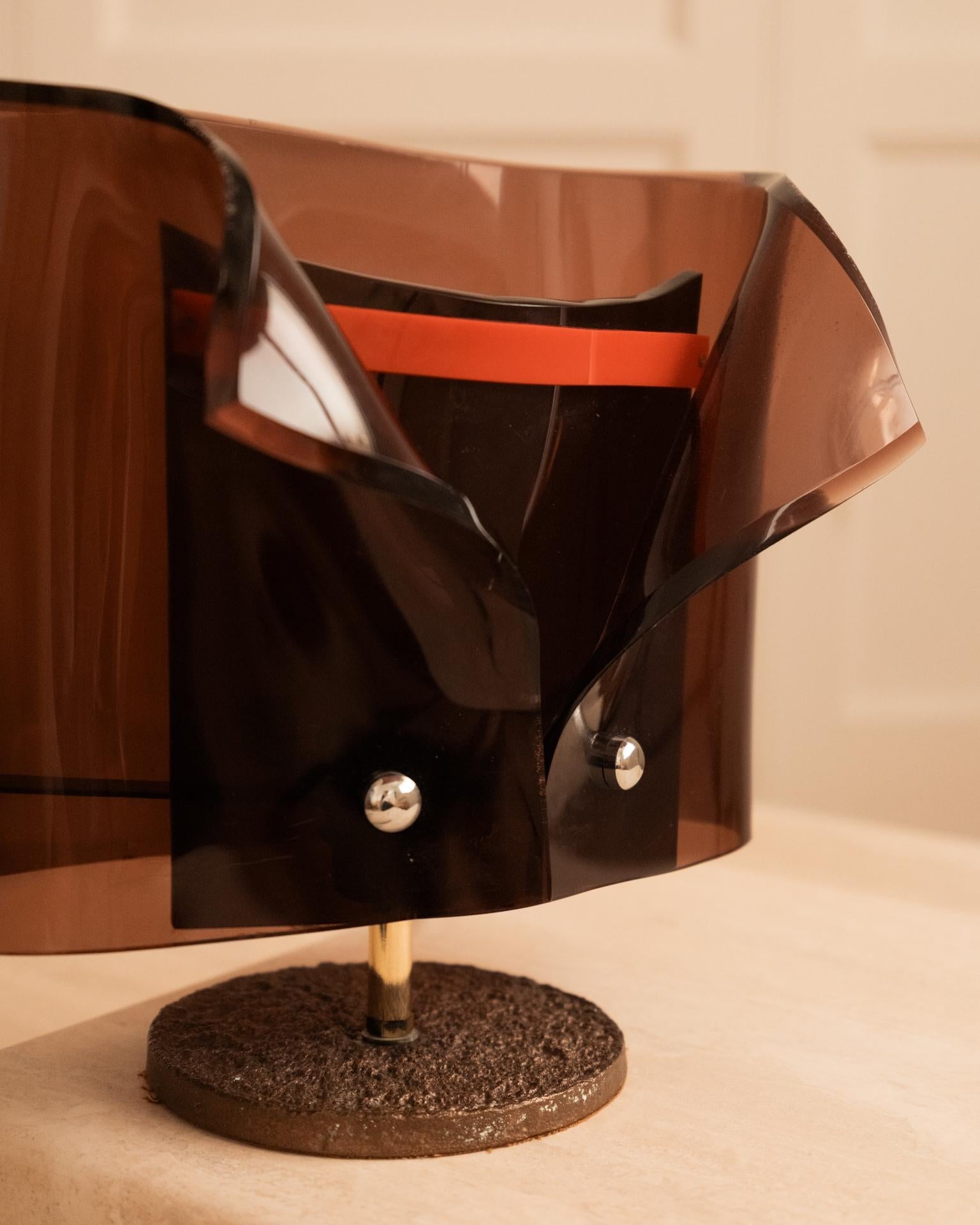 Monsignor Lamp by Claude Bleynie — side angle