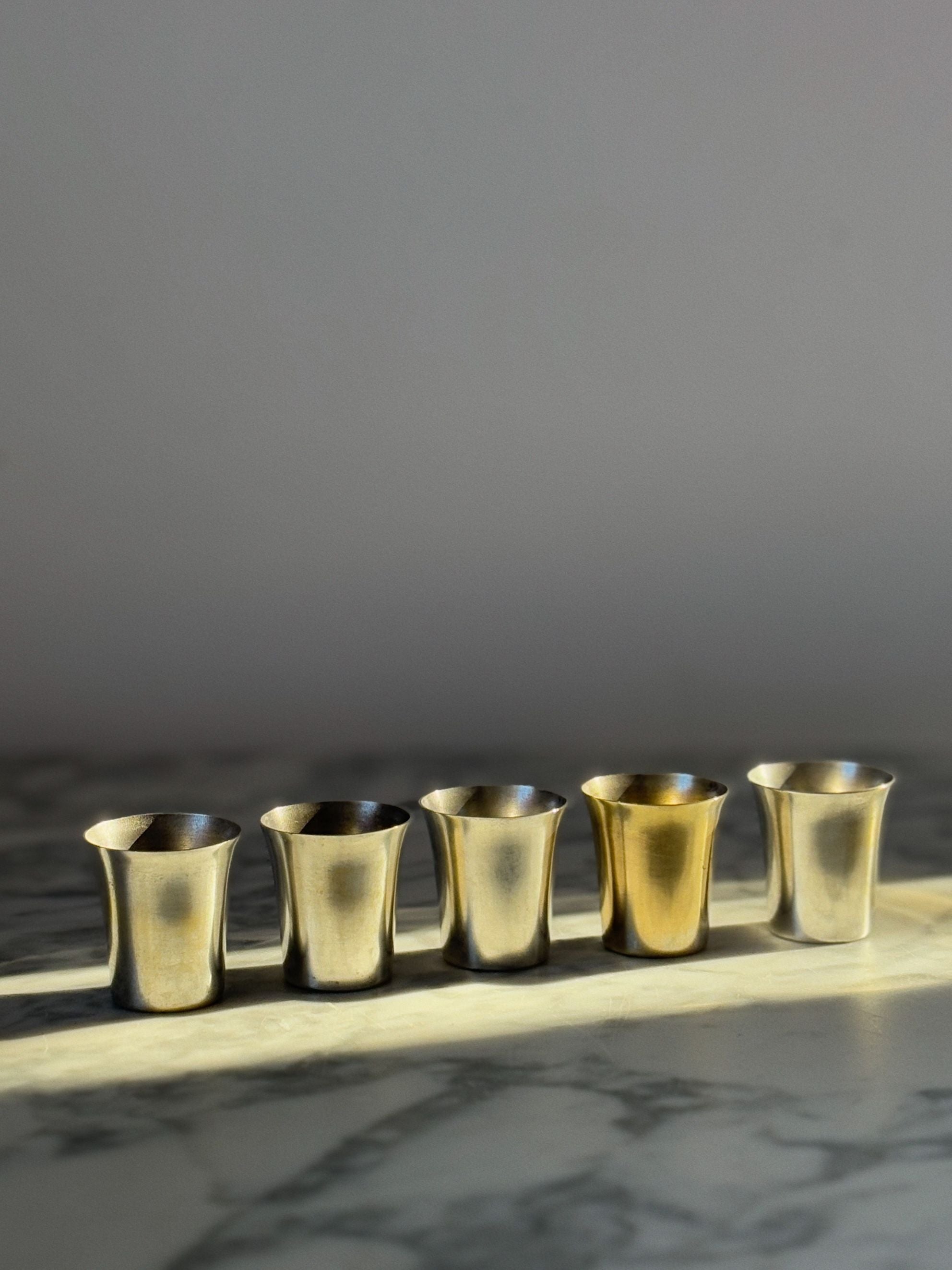 Silver Plated Liquor Server Set, Poland — side angle