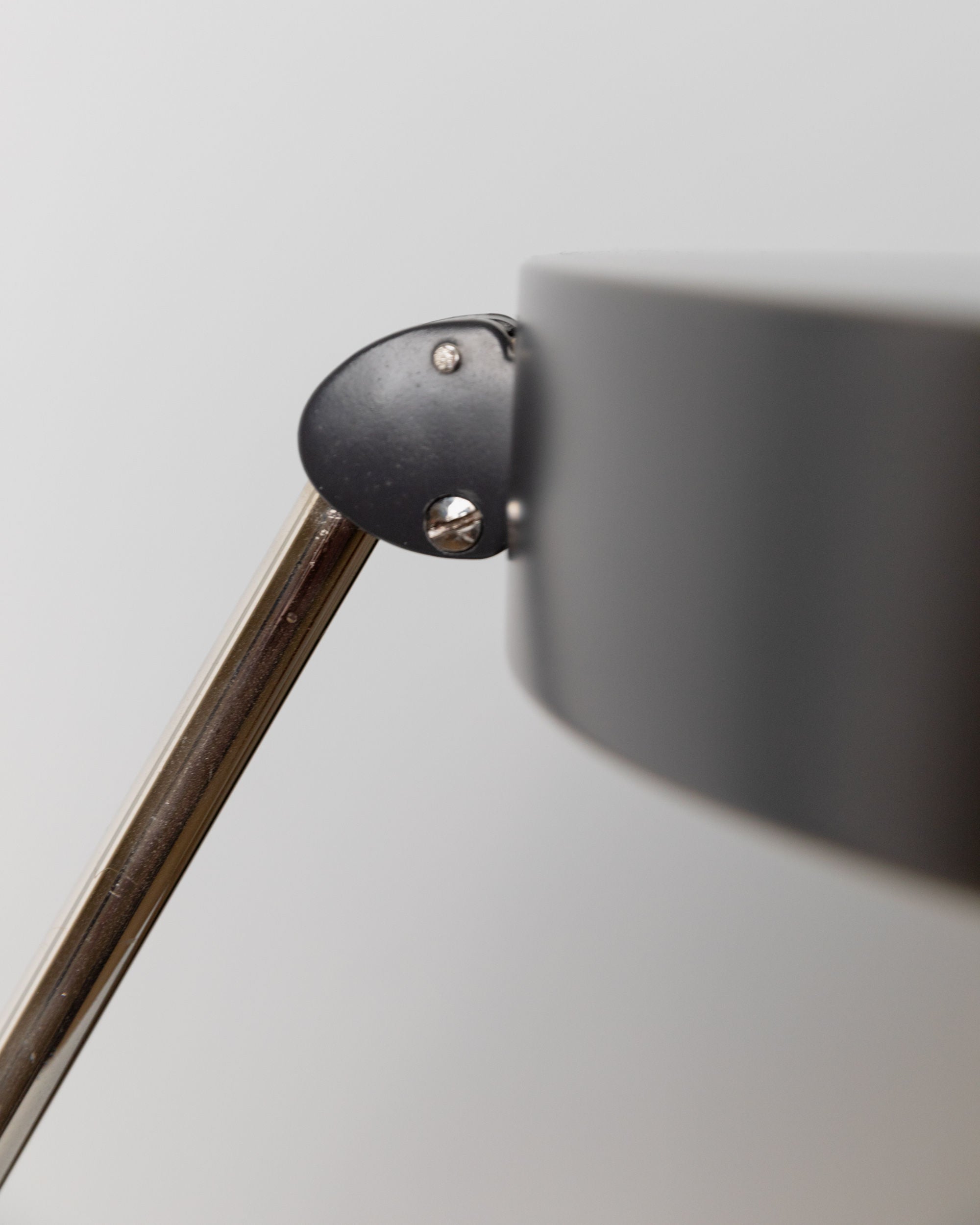 Table Lamp by Kaiser Idell, 1960s — side angle showing metal arm detail