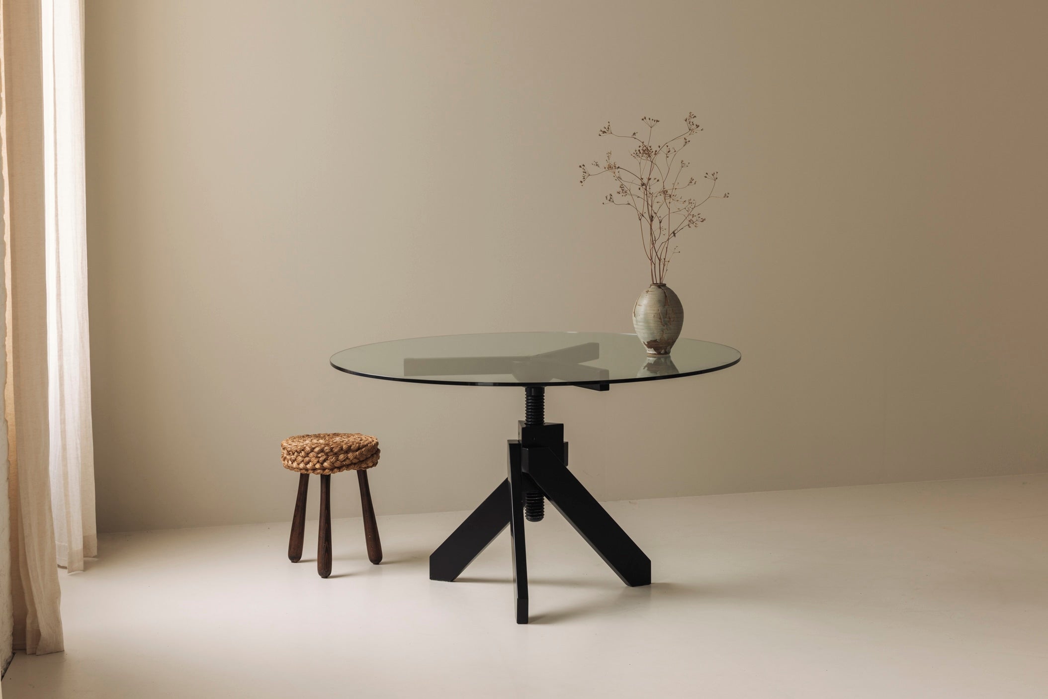 French shepherd’s stool by Adrien Audoux and Frida Minet, France 1950s. — additional view