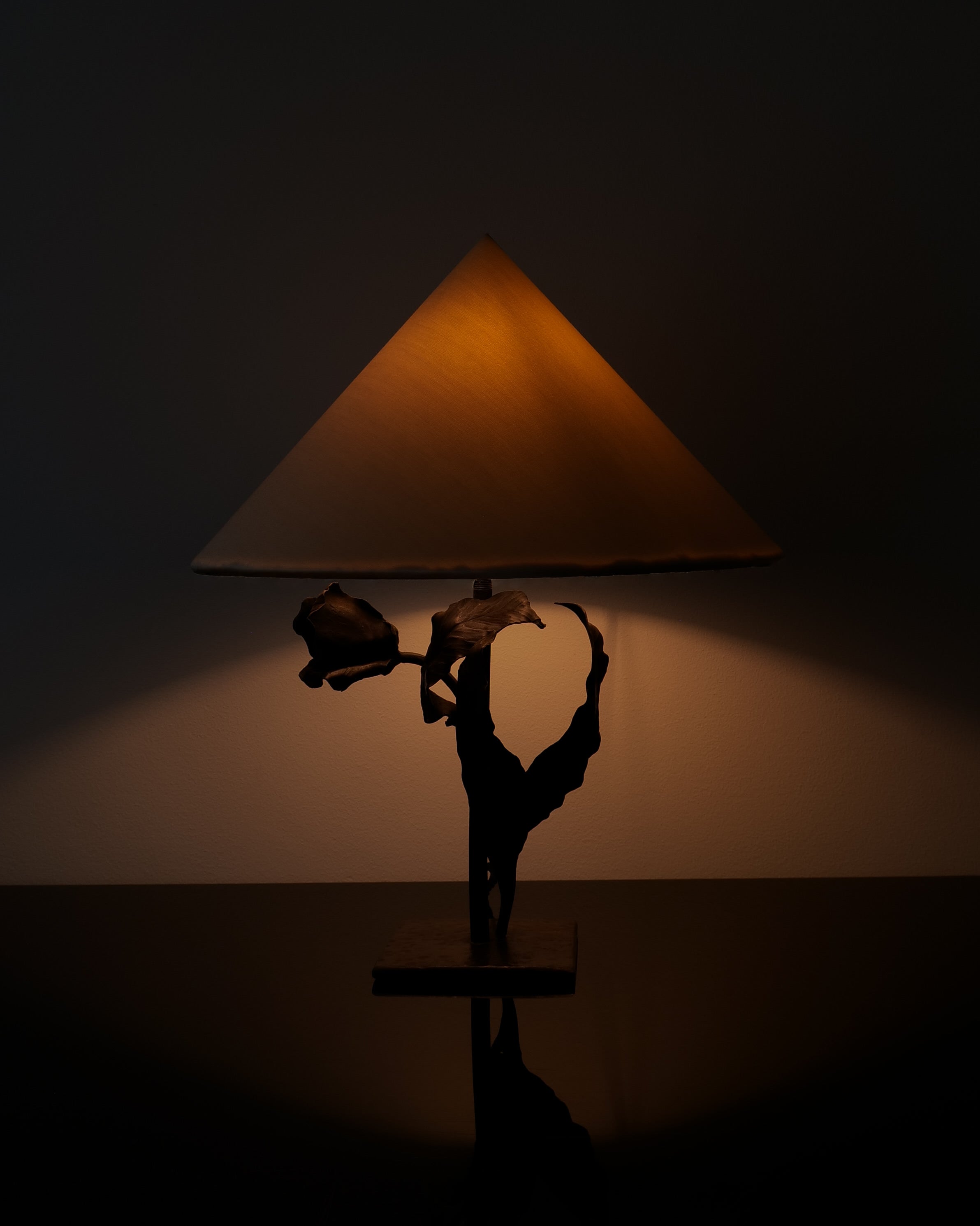 Wilting Flower Table Lamp 1920s