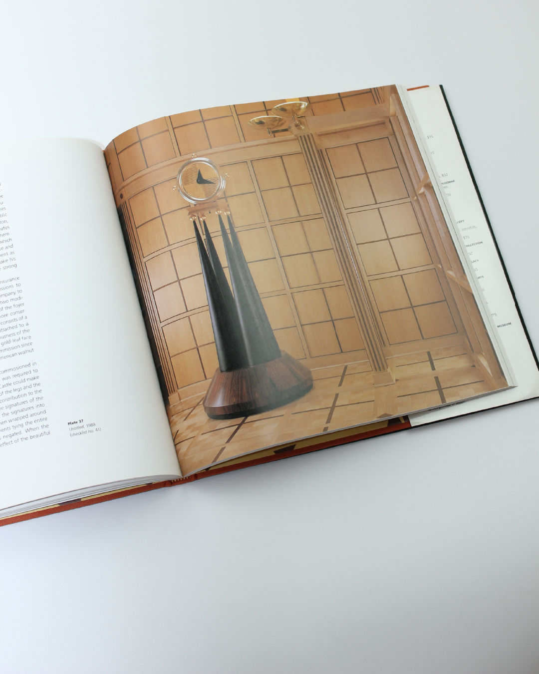 Furniture by Wendell Castle Book — angled view of wooden sculpture in interior setting