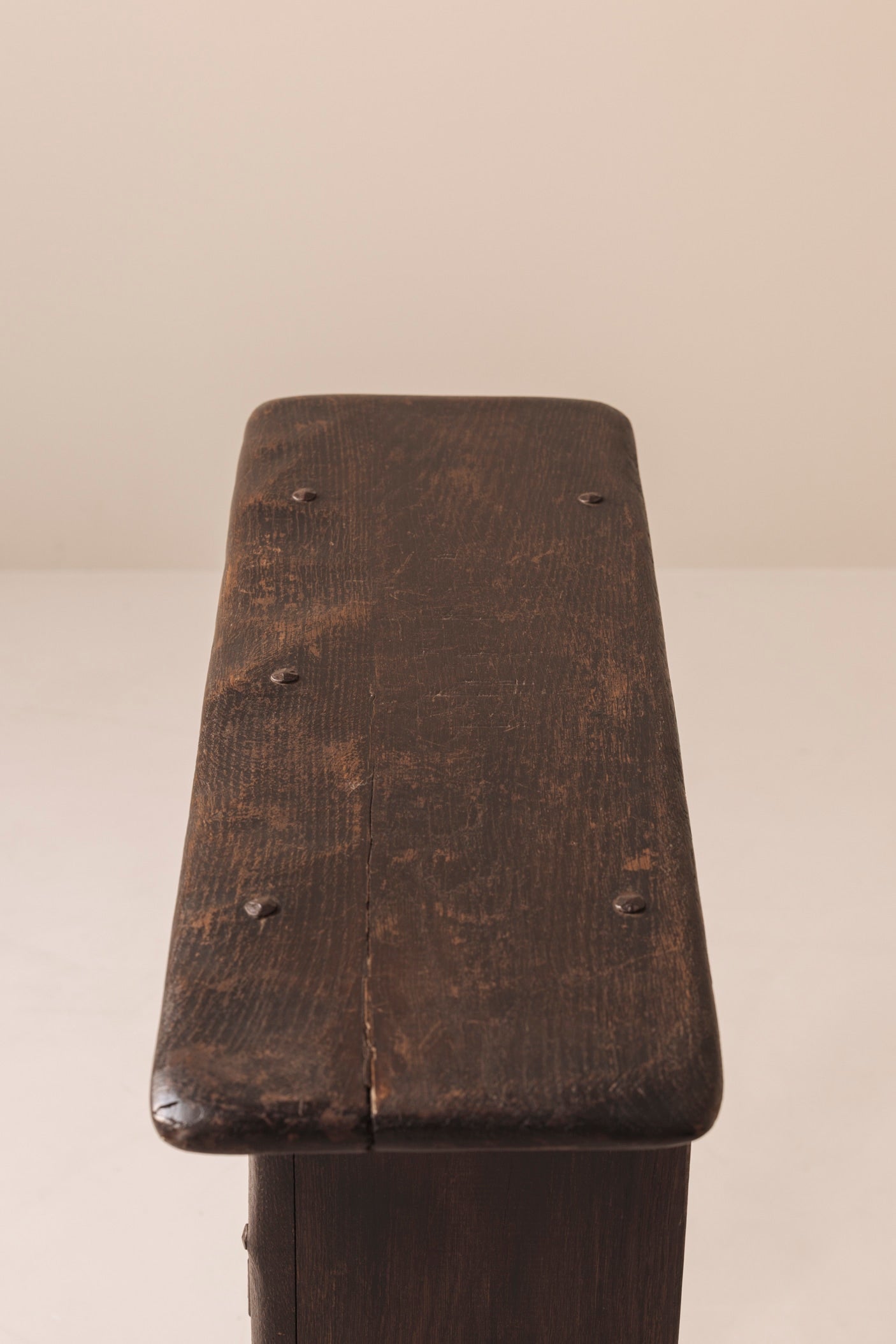 Early 20th century Folk art rustic cabinet / side table from France — view 10