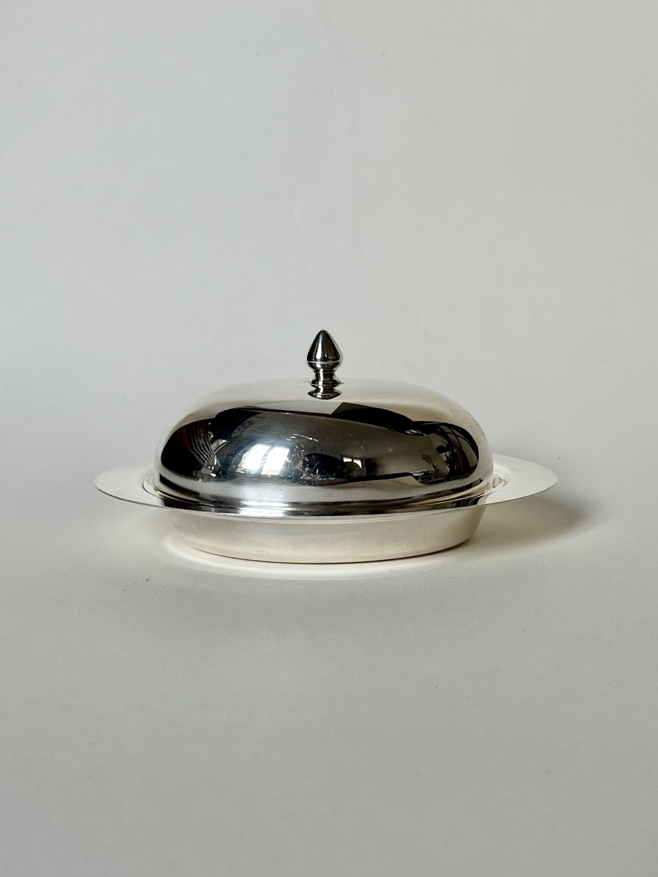 Silver Butter Dish