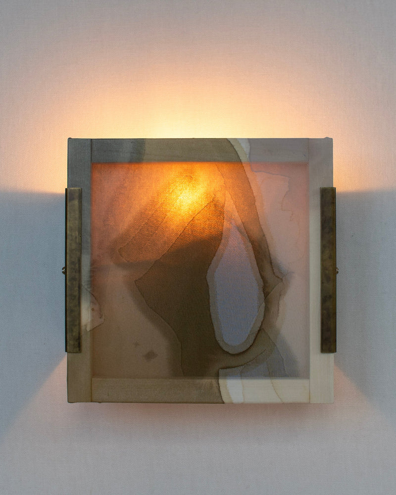 Hand-Painted Silk Instinct Sconce 07/12 by Copeland Studio | The Oblist