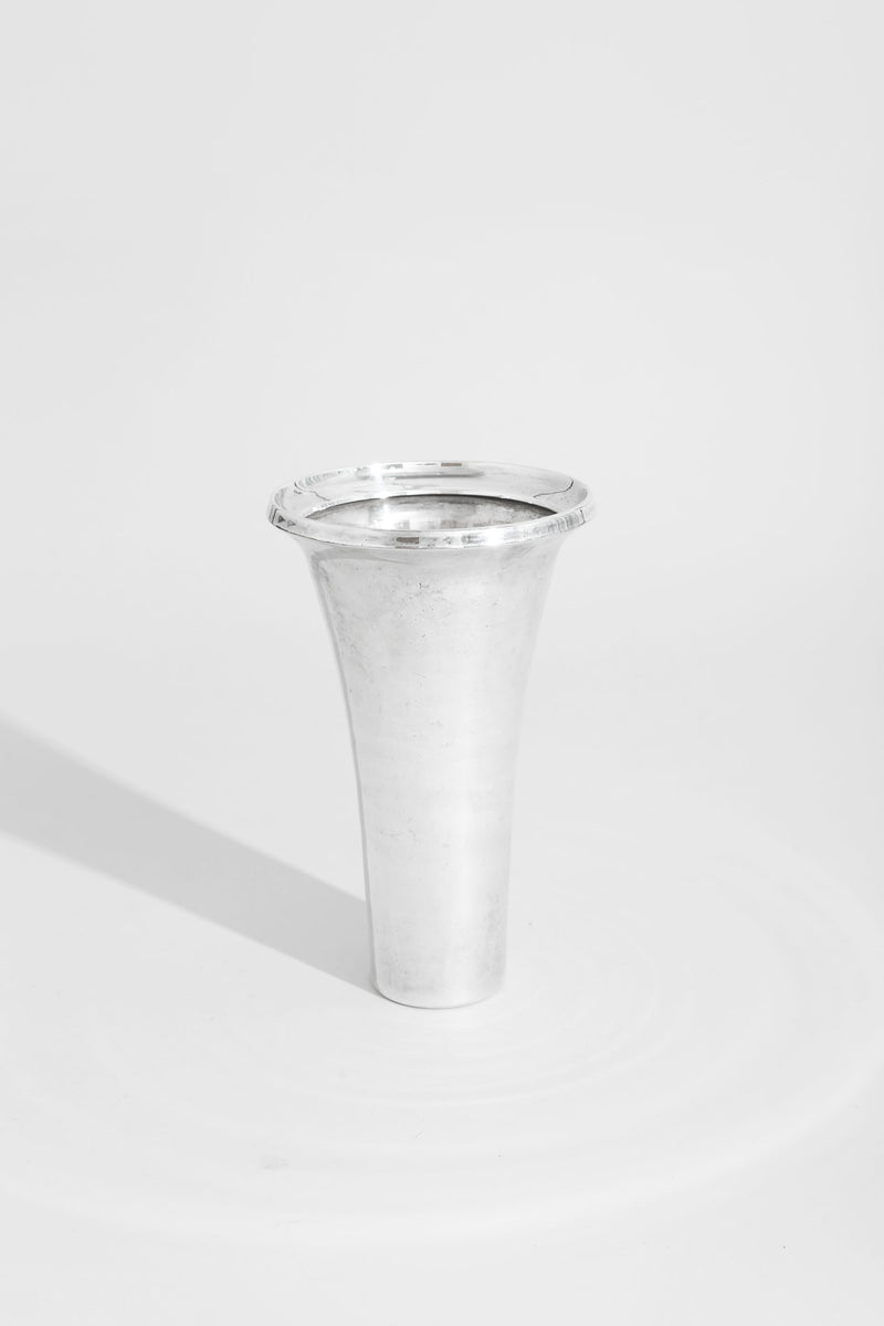Bauhaus Chrome Vase by Villa | The Oblist — polished chrome finish
