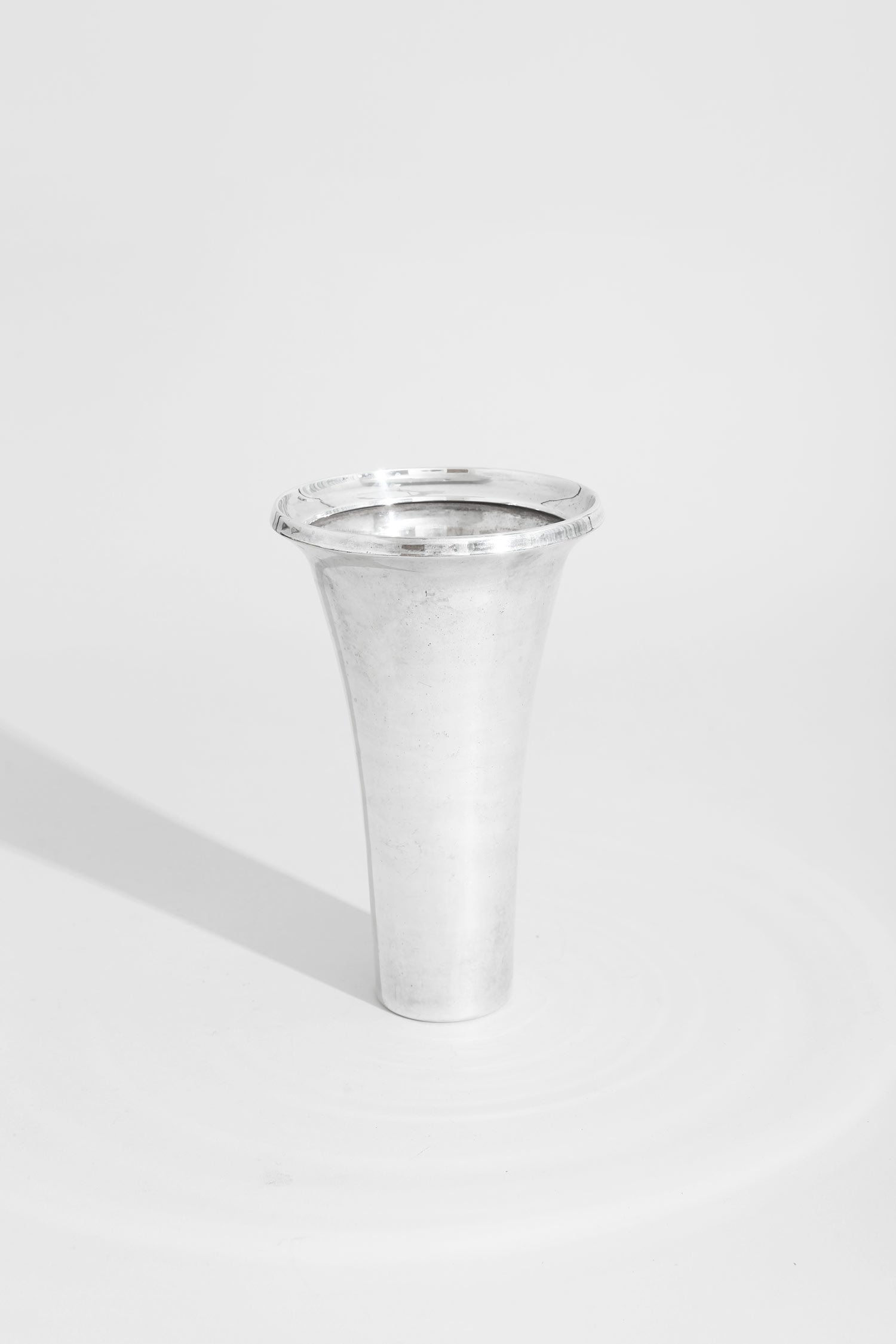 Bauhaus Chrome Vase by Villa | The Oblist — polished chrome finish