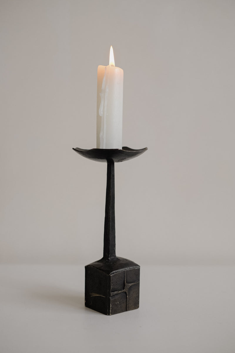 Vintage Brutalist Candle Holder by septembre studios | The Oblist