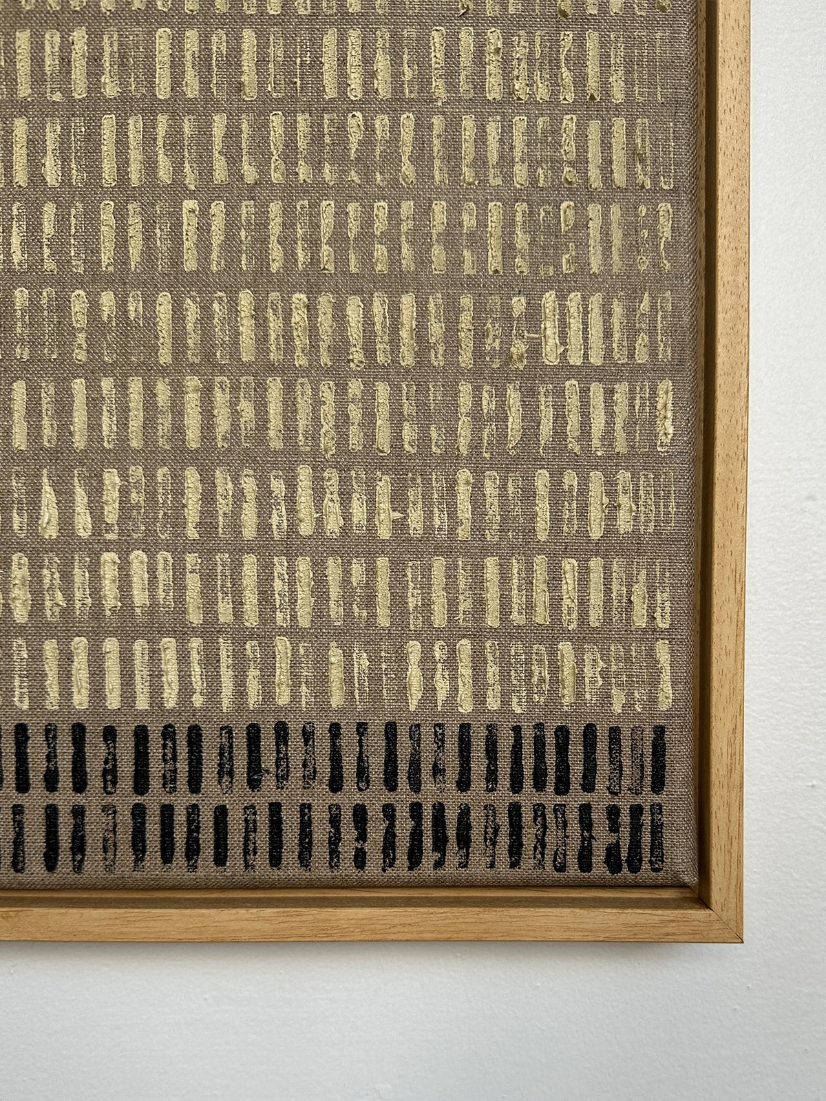 'Buff Black - Reversed Turf' Painting — lifestyle setting