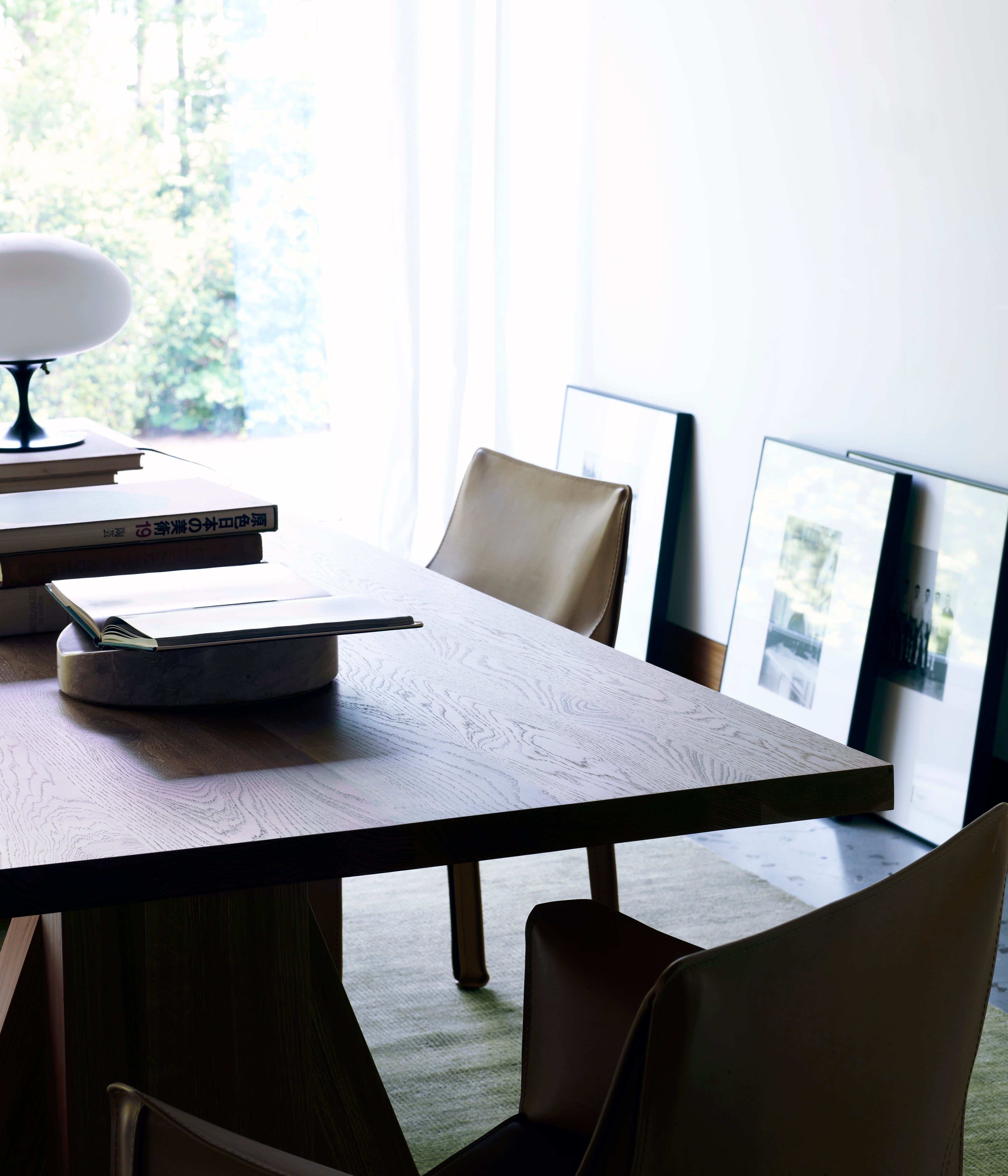 Elmyr Dining Table — close-up of light wood grain texture