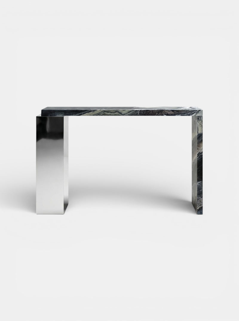 Jill Console Cipolino Marble & Inox by Marbera | The Oblist