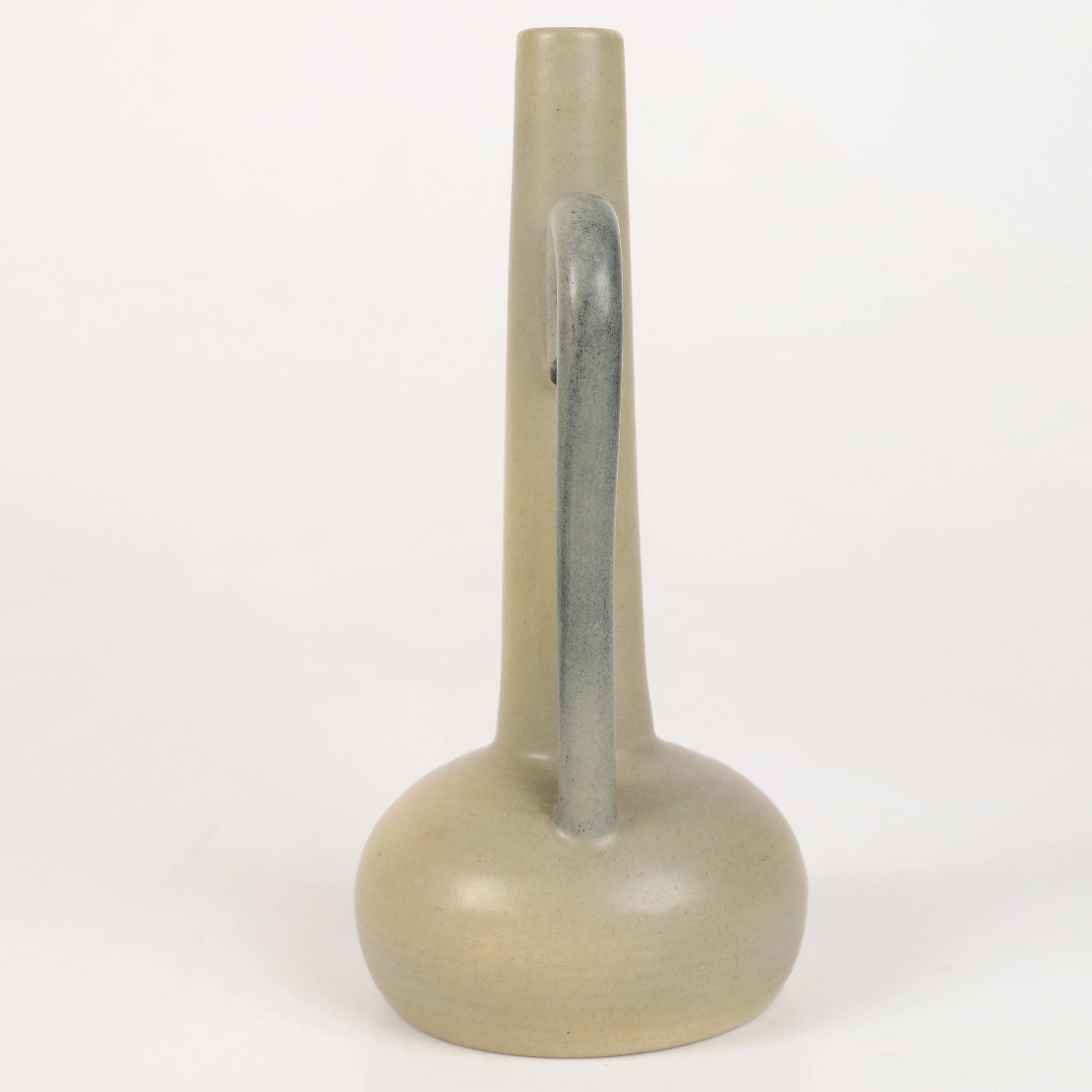 Ceramic Jug with exaggerated handle, by Åke Holm (1900–1980) — lifestyle setting