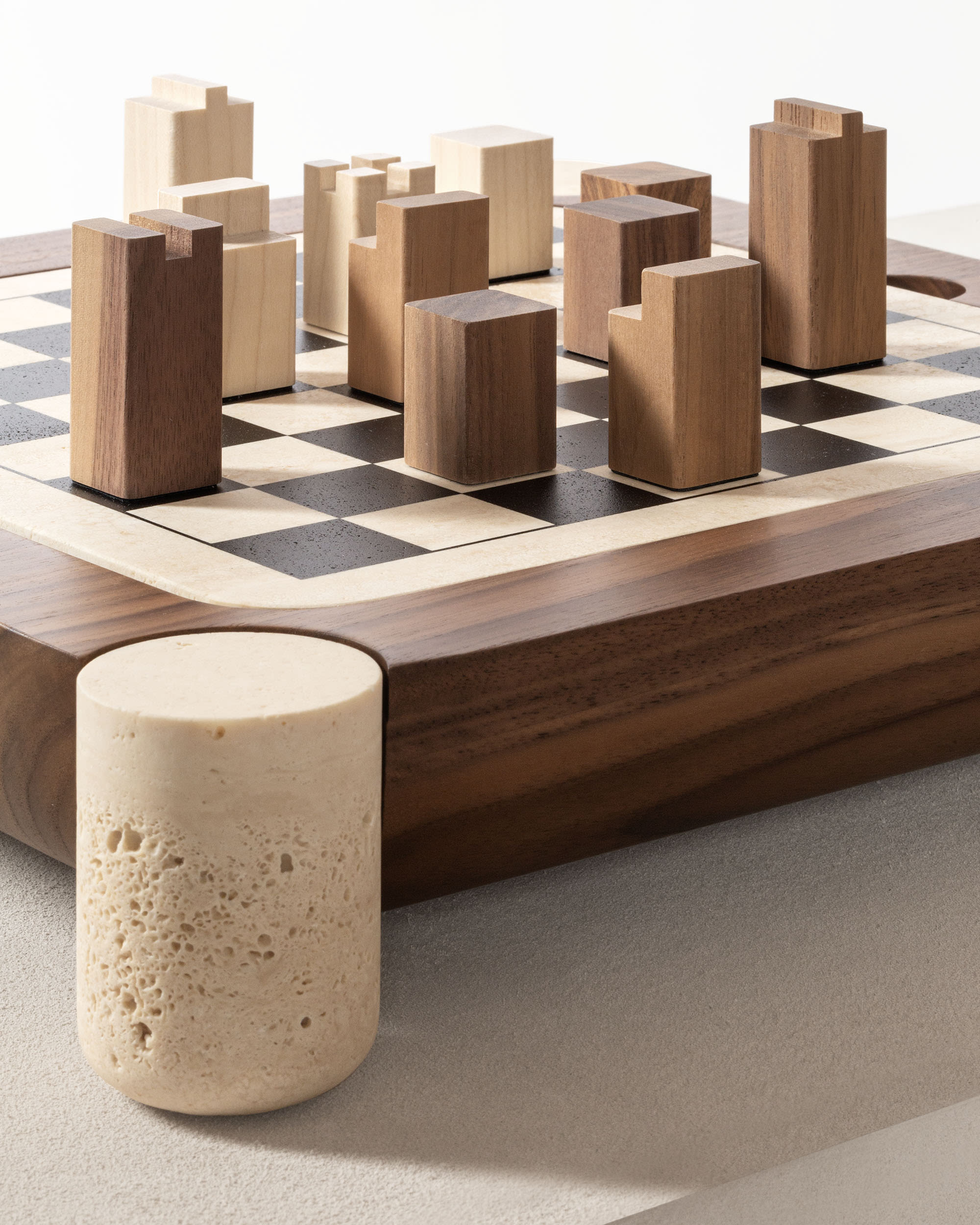 Ensemble de jeu d'échecs / dames MOCAMBO
