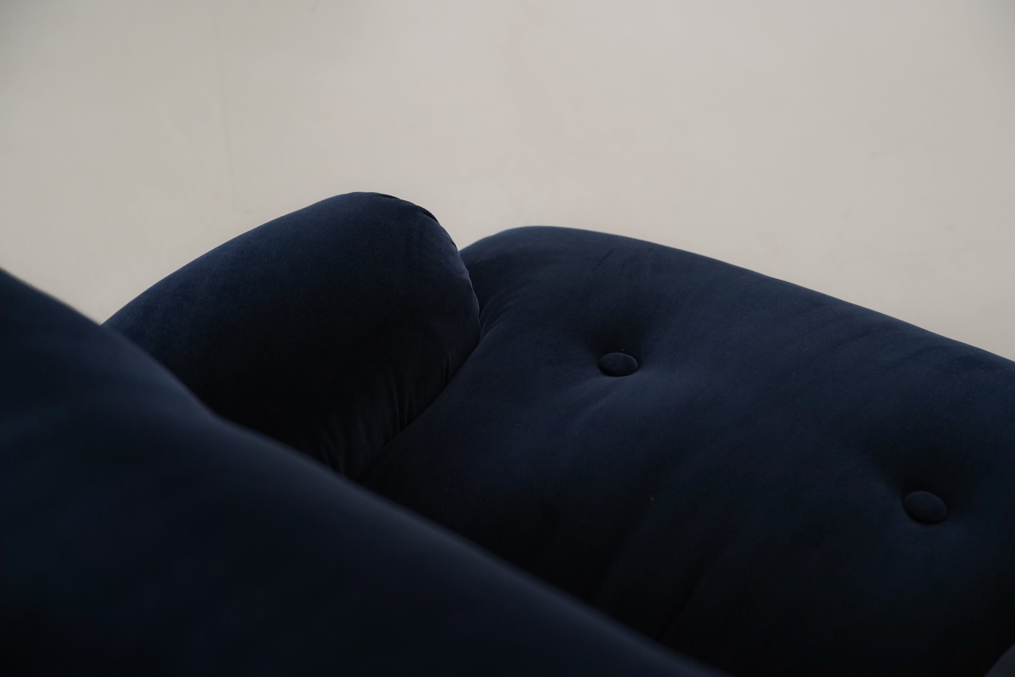 Pair of 1970s Mid Century Italian Velvet Armchairs