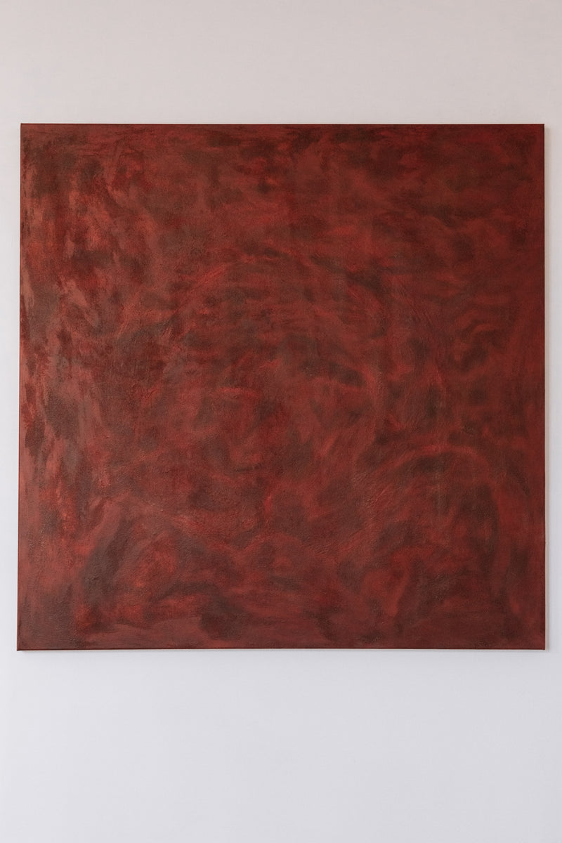 “Terra Cotta” Acrylic Painting by Inga Dzintare | The Oblist — rich terracotta color