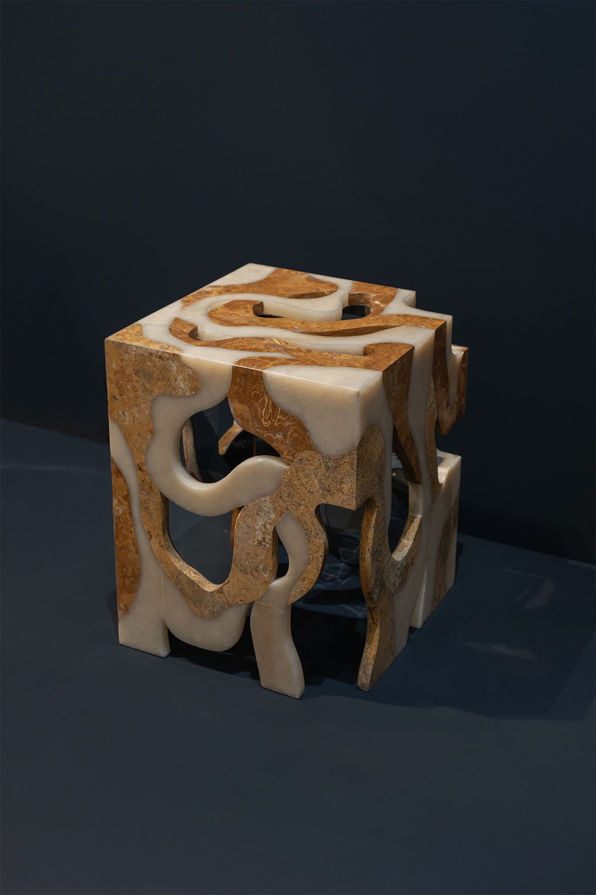 Orbis Stool / Side Table II — side angle