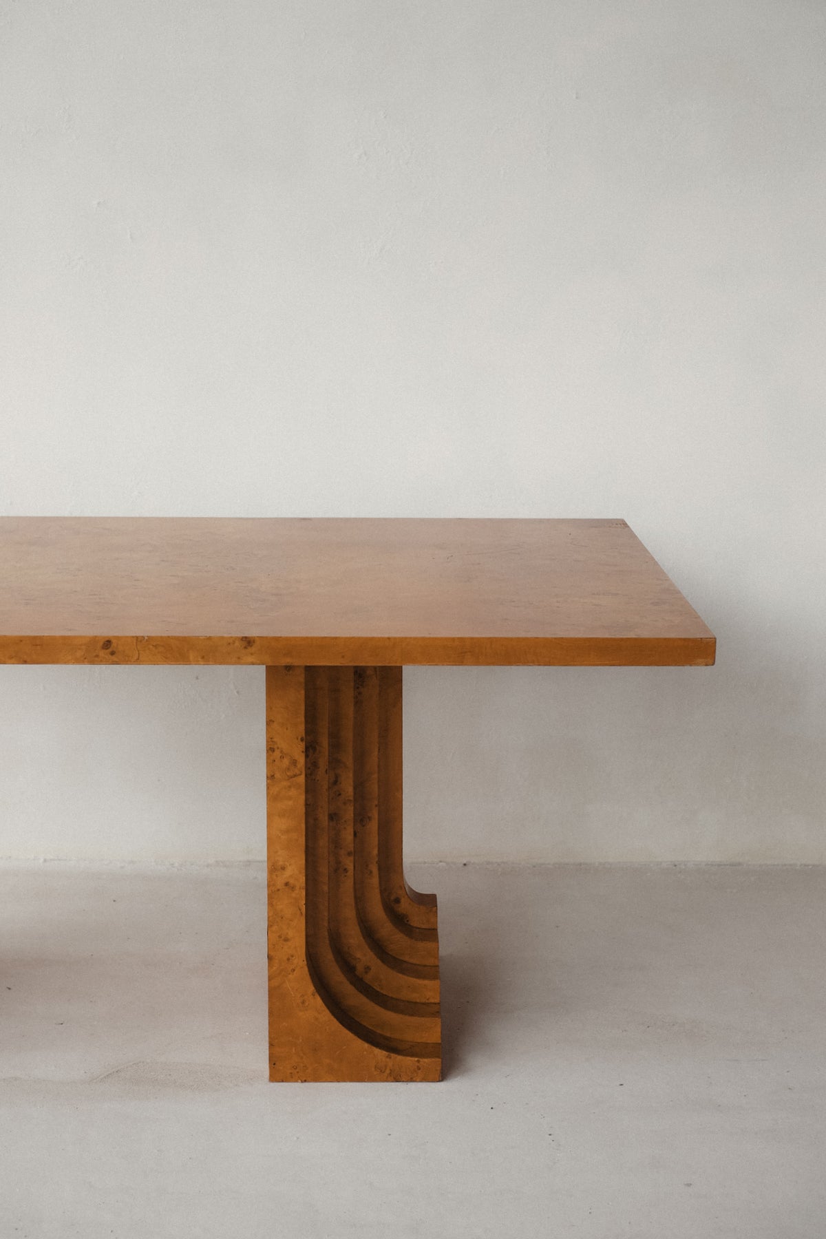 Burl Wood Dining Table by Carlo Scarpa 1960s/1970s  — additional view