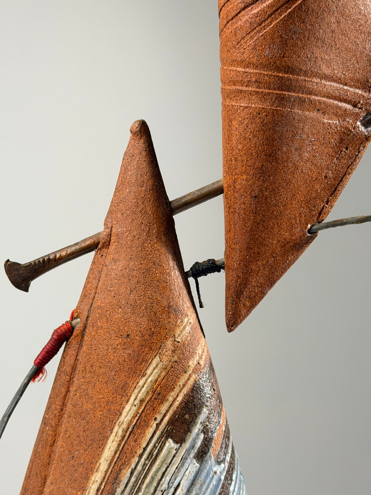 Anthropomorphic stoneware sculpture, 1960 — alternate view