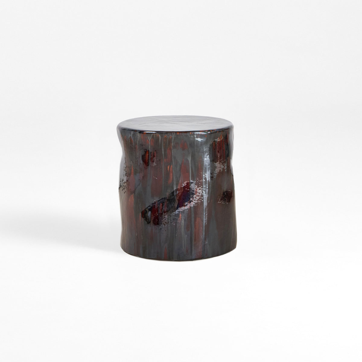 Ceramic Side Table (small) — side angle
