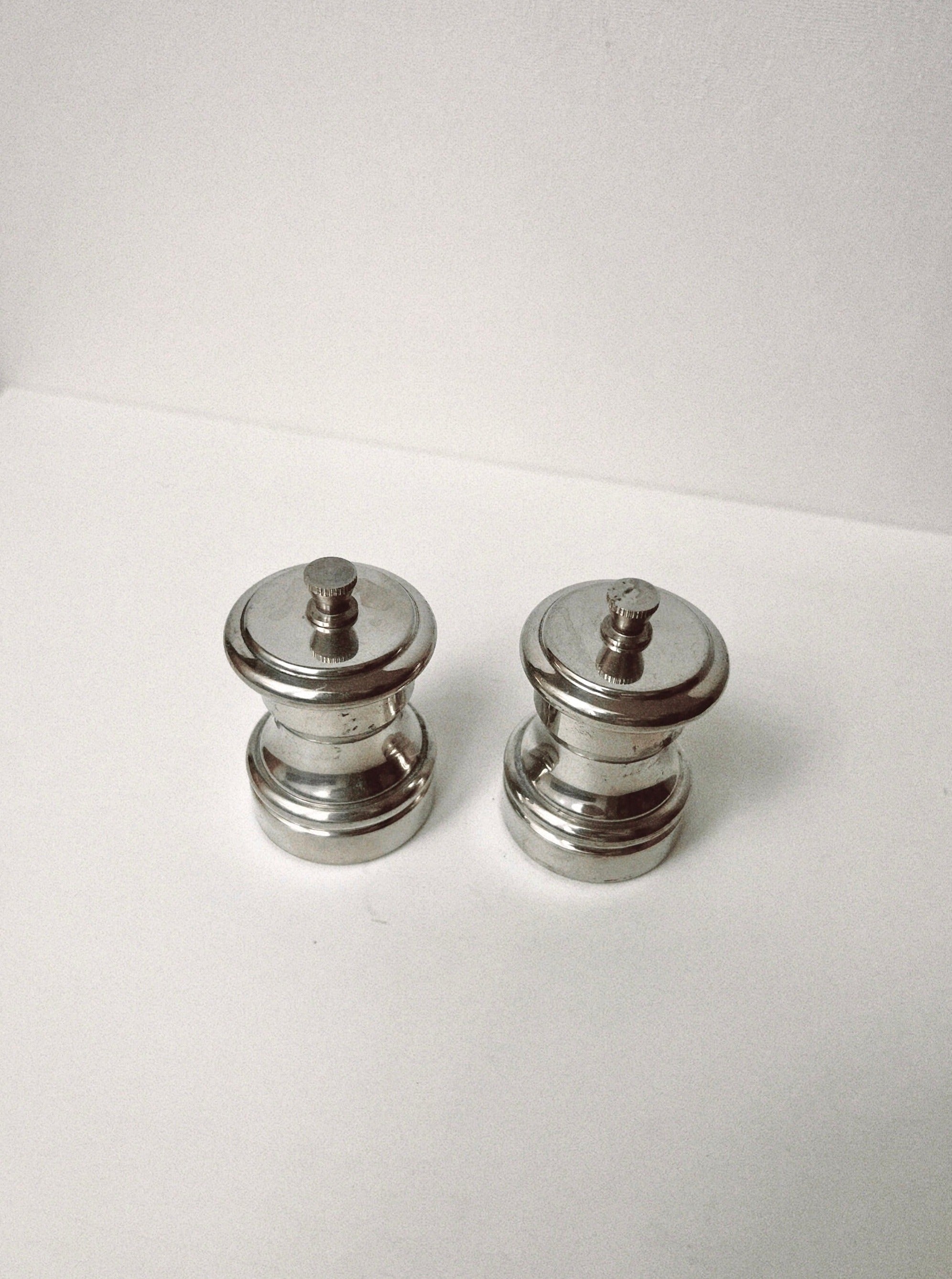 Silver Salt & Pepper Grinders